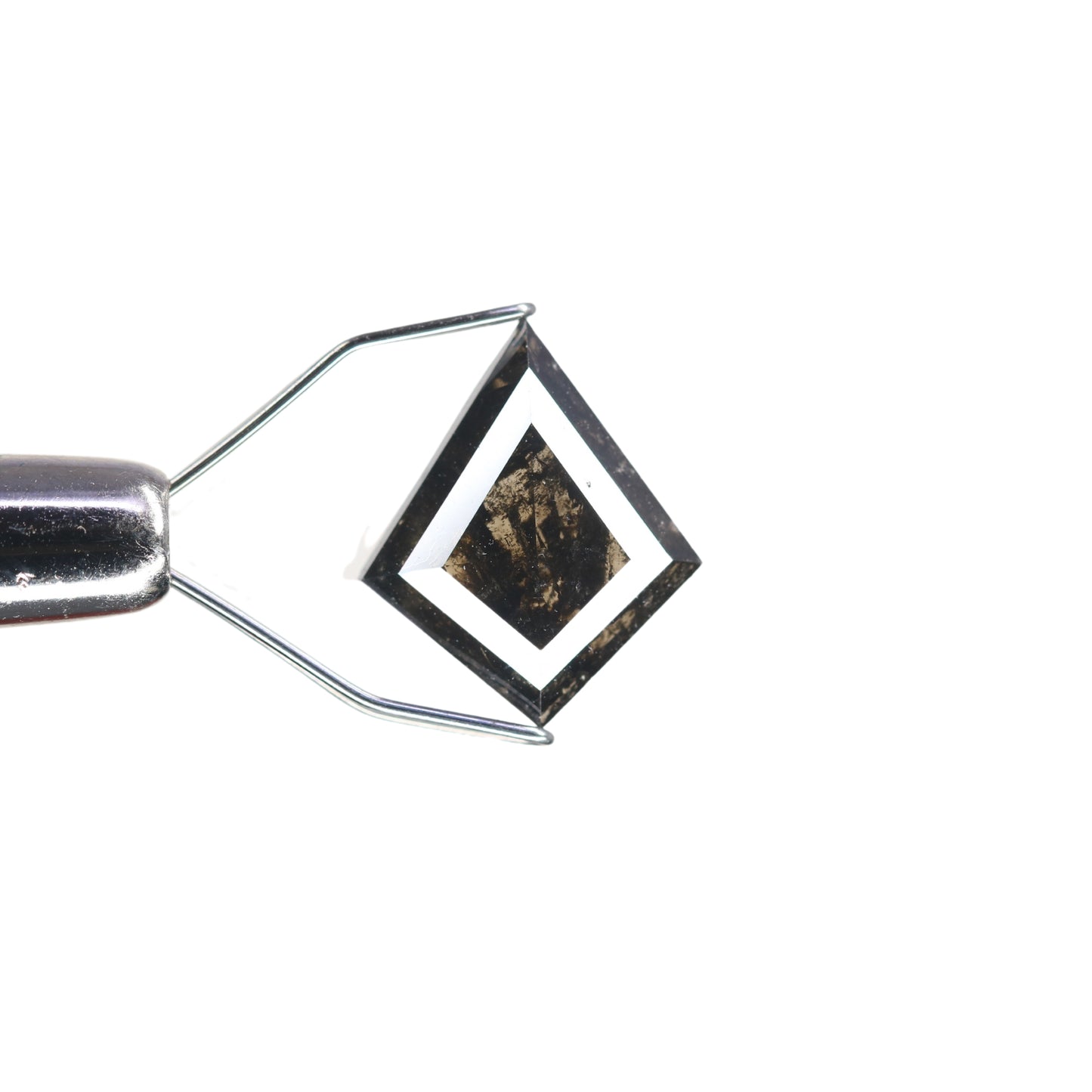 1.95 CT Kite Shape Fancy Salt And Pepper Diamond For Engagement Ring - JayKrishna Diamond