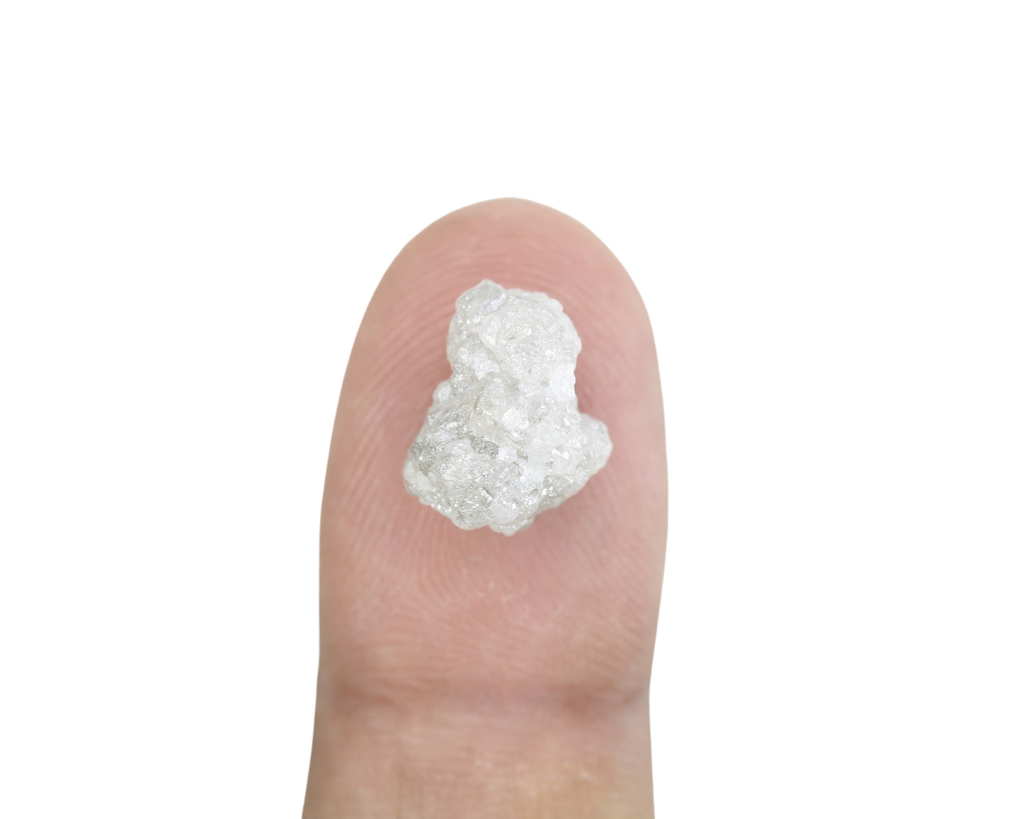 5.6 CT Snow White Rough Uncut Diamond For Engagement Ring | Gift For Girl Friend | Gift For Wife - JayKrishna Diamond
