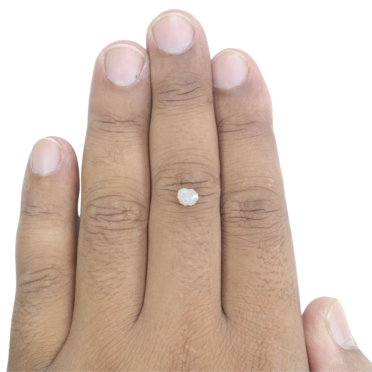 0.96 CT Rough Uncut Snow White Diamond For Wedding Ring | Engagement Ring - JayKrishna Diamond