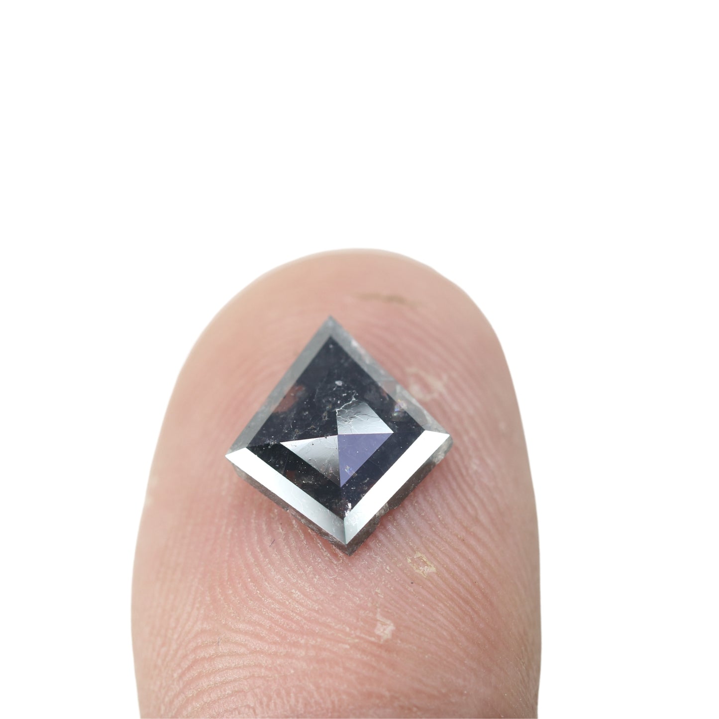 1.49 CT Kite Shape Fancy Salt And Pepper Diamond For Engagement Ring | Gift For Her - JayKrishna Diamond