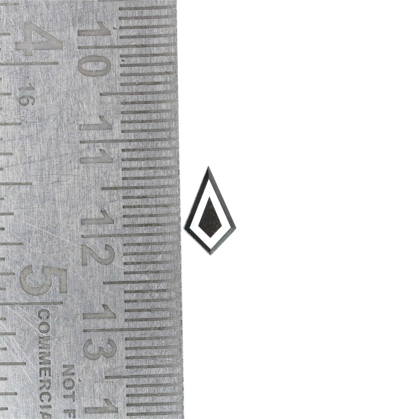 0.67 CT Fancy Kite Shape Salt and Pepper Diamond for Engagement Ring - Unique Gemstone for Wedding Ring and Custom Jewelry Designs - JayKrishna Diamond