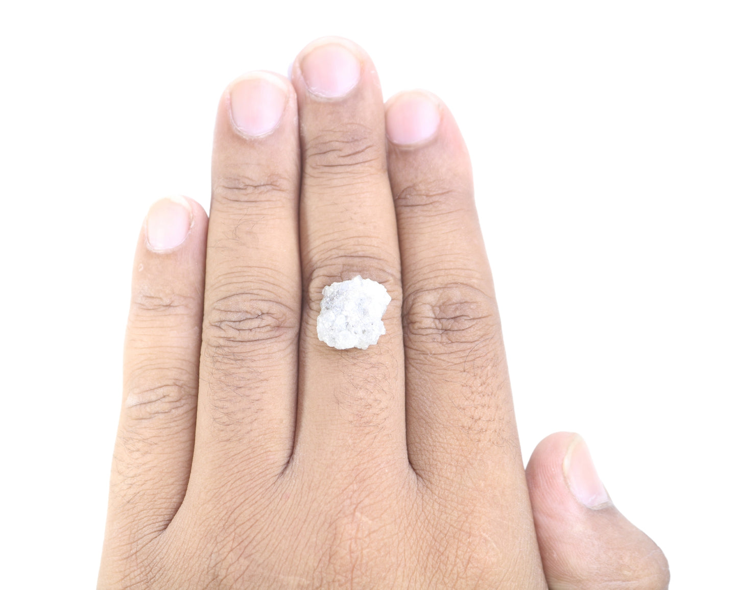 15.08 CT Rough Uncut White Grey Diamond For Engagement Ring | Wedding Ring | Gift For Wife | Gift For Girl Friend - JayKrishna Diamond