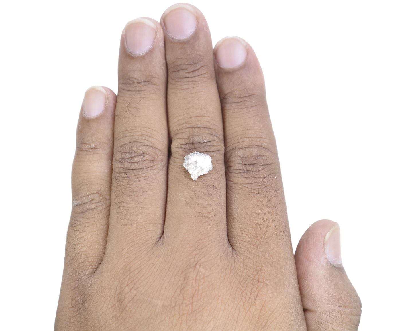 4.52 CT Rough Uncut Snow White Diamond For Proposal Ring | Diamond Pendant - JayKrishna Diamond