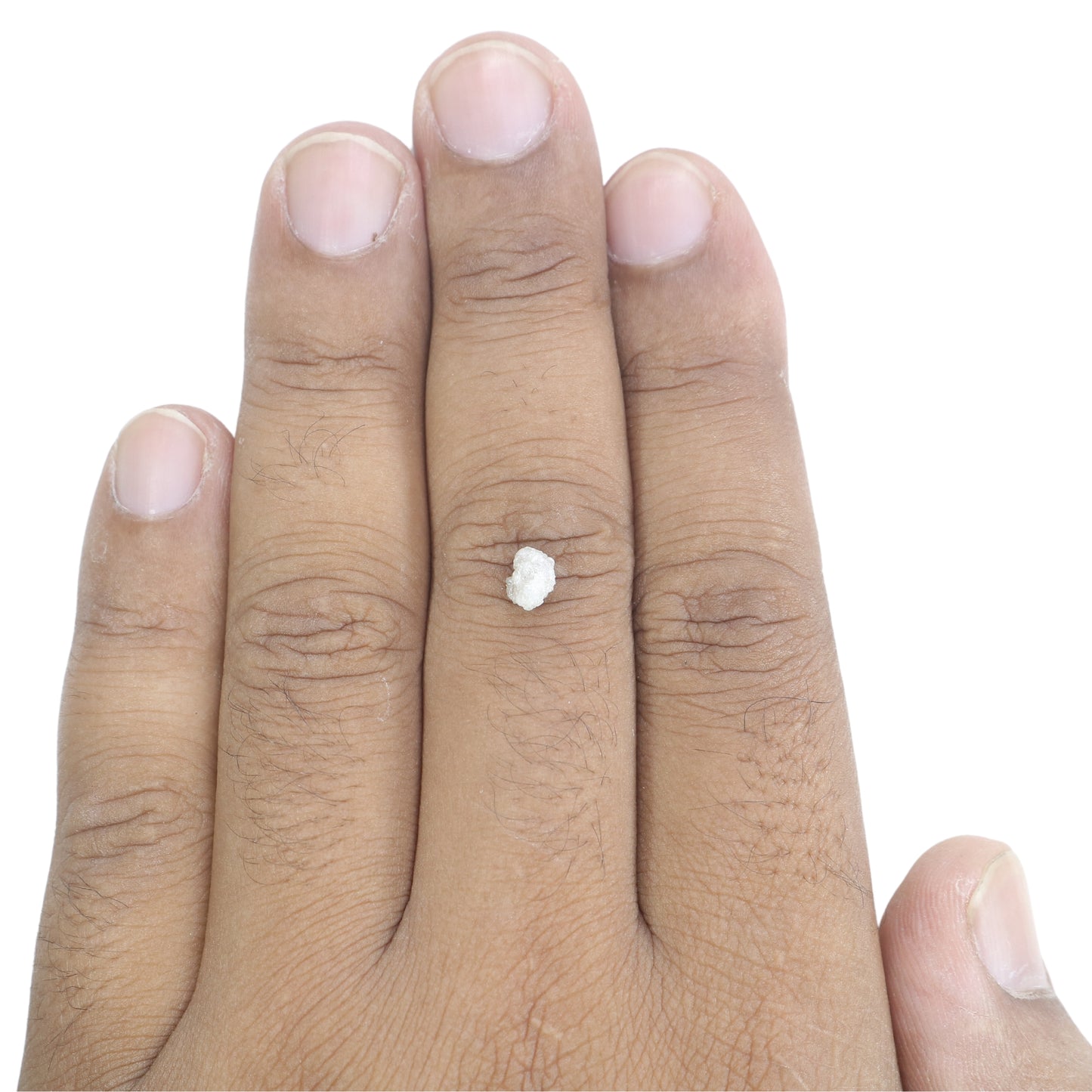 1.01 CT Beautiful Snow White Rough Uncut Diamond For Pendant | Gift For Mother | Gift For Wife - JayKrishna Diamond