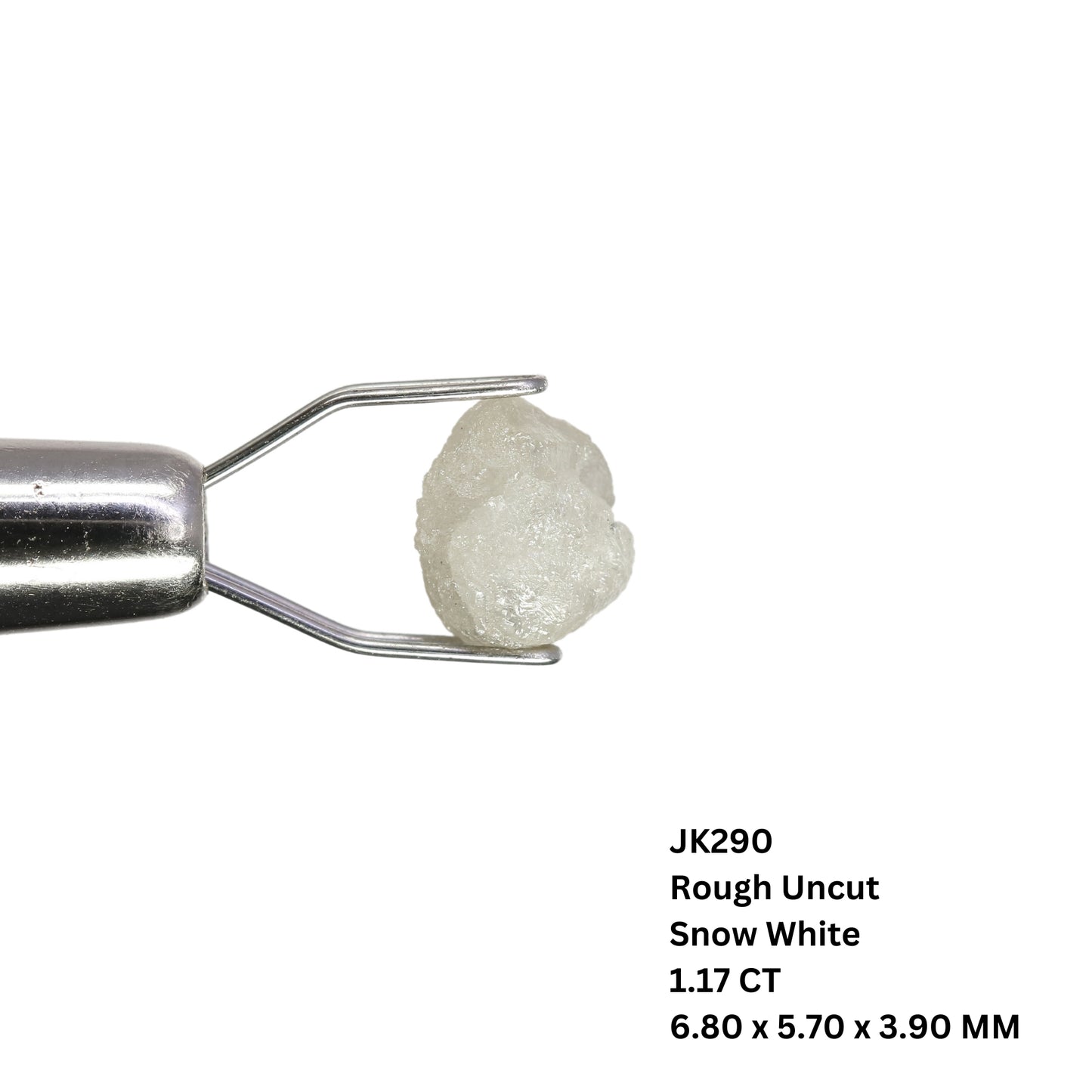 1.17 CT Snow White Color Rough Uncut Diamond For Wedding Necklace | Engagement Ring | Gift For Daughter| Gift For Girl Friend - JayKrishna Diamond