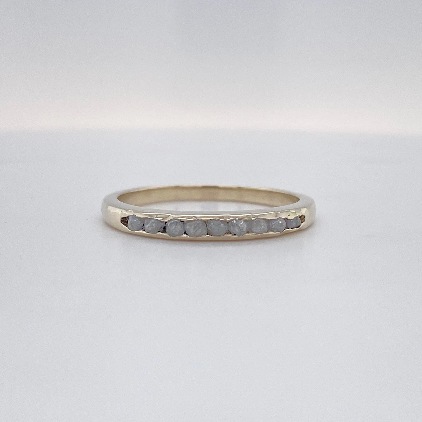 Pave Set Side-Stone Round Labgrown Engagement Ring / 14k Solid Gold Labgrown Diamond Ring for Women 1 CT Promise Ring - JayKrishna Diamond