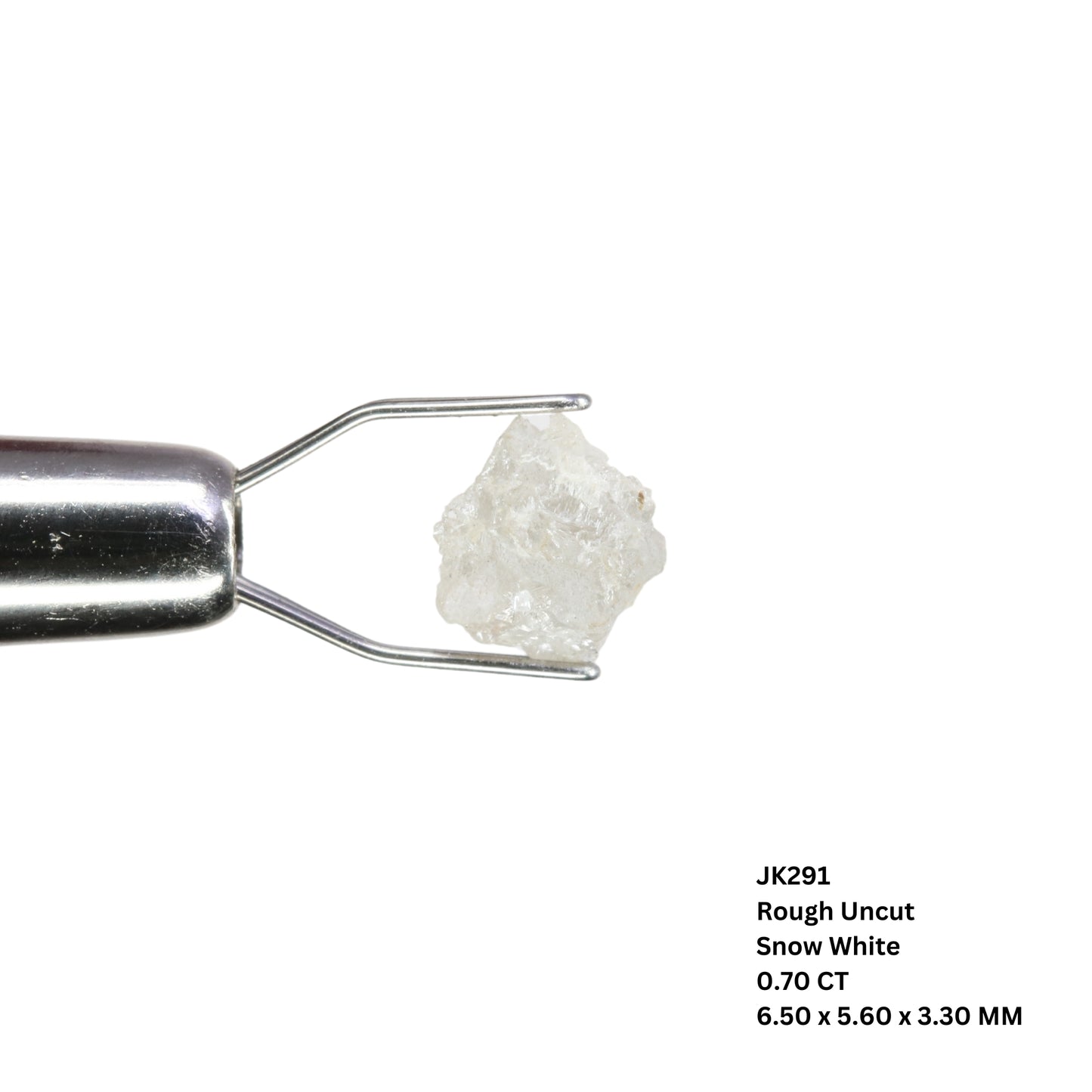 0.70 CT Snow White Rough Uncut Diamond For Wedding Ring | Engagement Ring | Proposal Ring - JayKrishna Diamond