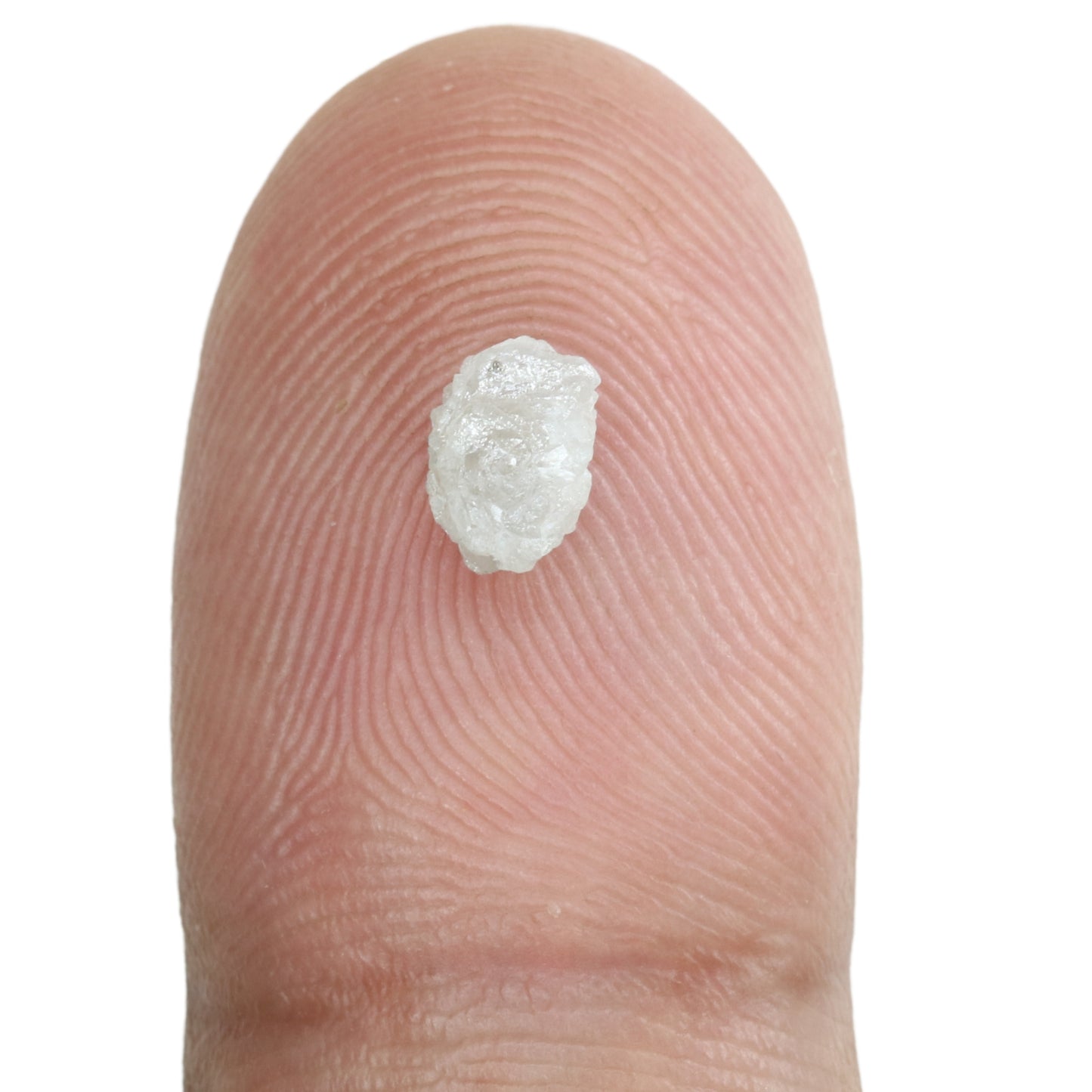 0.89 CT Snow White Rough Uncut Diamond For Proposal Ring | Engagement Ring | Wedding Ring - JayKrishna Diamond