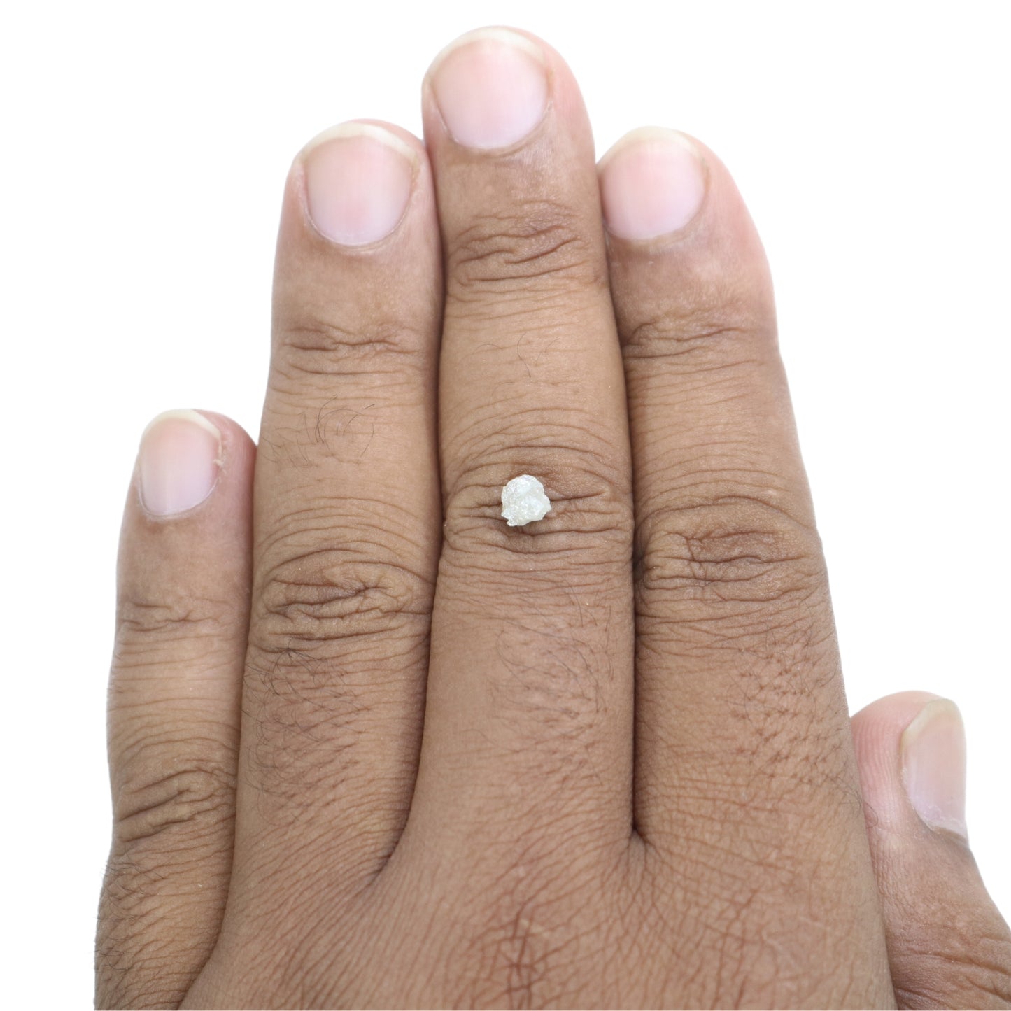 0.73 Ct Fancy White Natural Loose Rough Diamond Unique Cut - JayKrishna Diamond