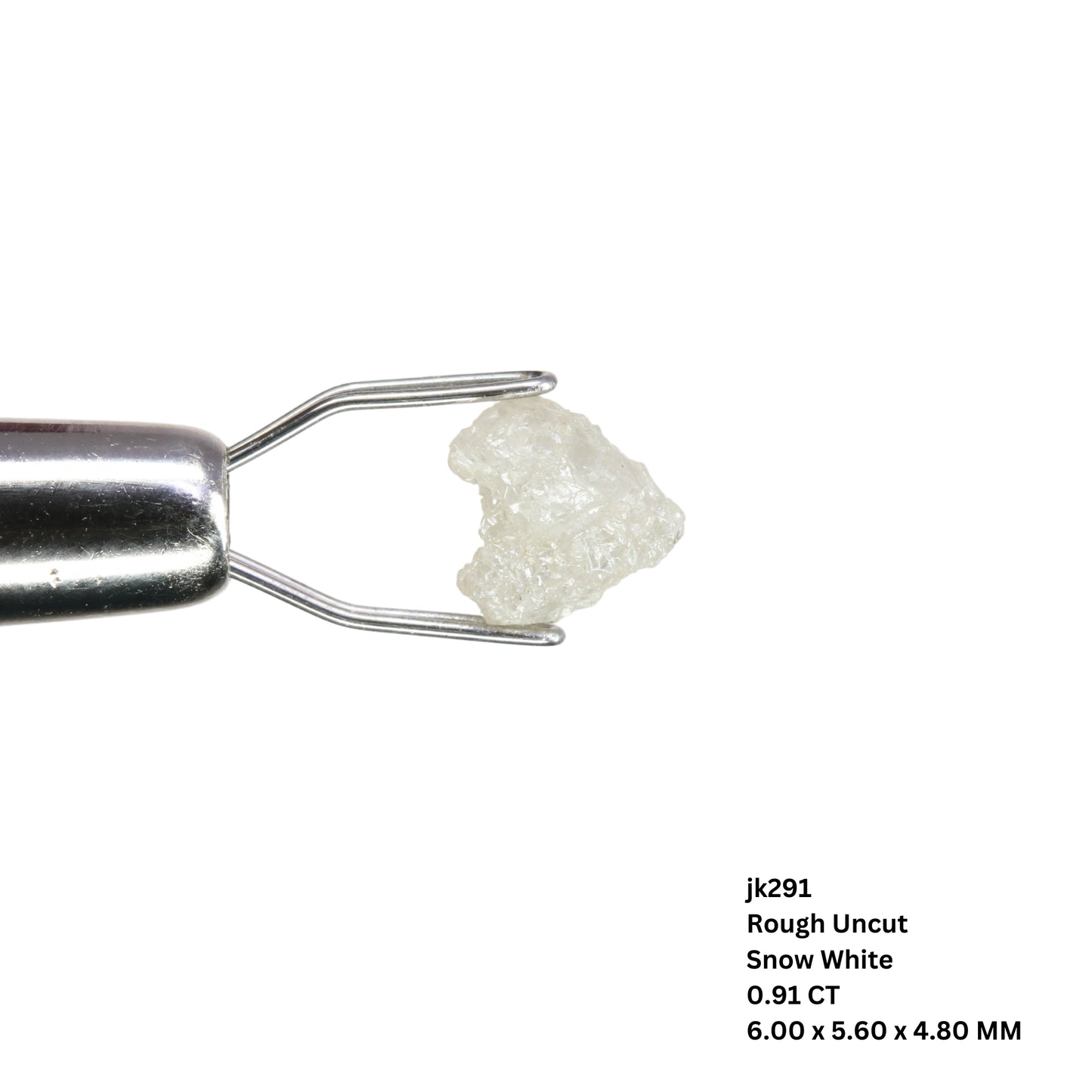 0.91 CT Loose Rough Uncut Snow White Diamond For Engagement Ring | Gift For Girl Friend | Gift For Wife - JayKrishna Diamond