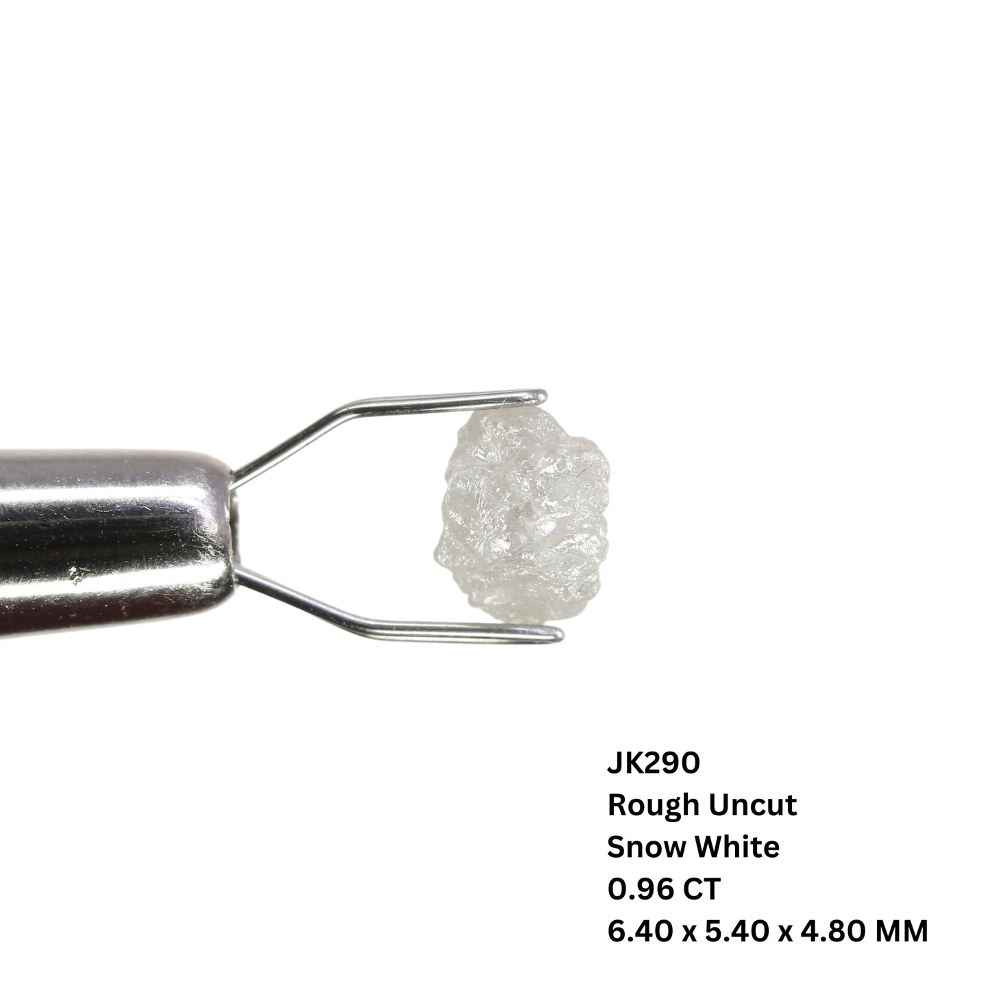 0.96 CT Rough Uncut Snow White Diamond For Wedding Ring | Engagement Ring - JayKrishna Diamond
