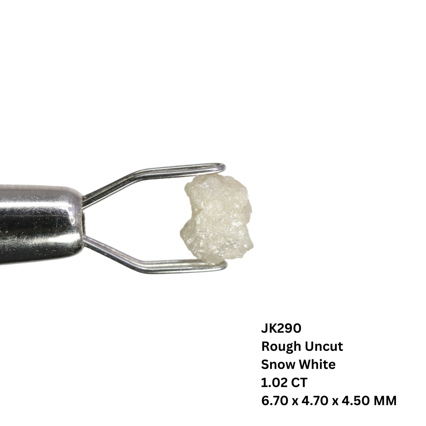 1.02 CT Snow White Rough Uncut Diamond For Wedding Ring | Engagement Ring | Gift For Girl Friend - JayKrishna Diamond
