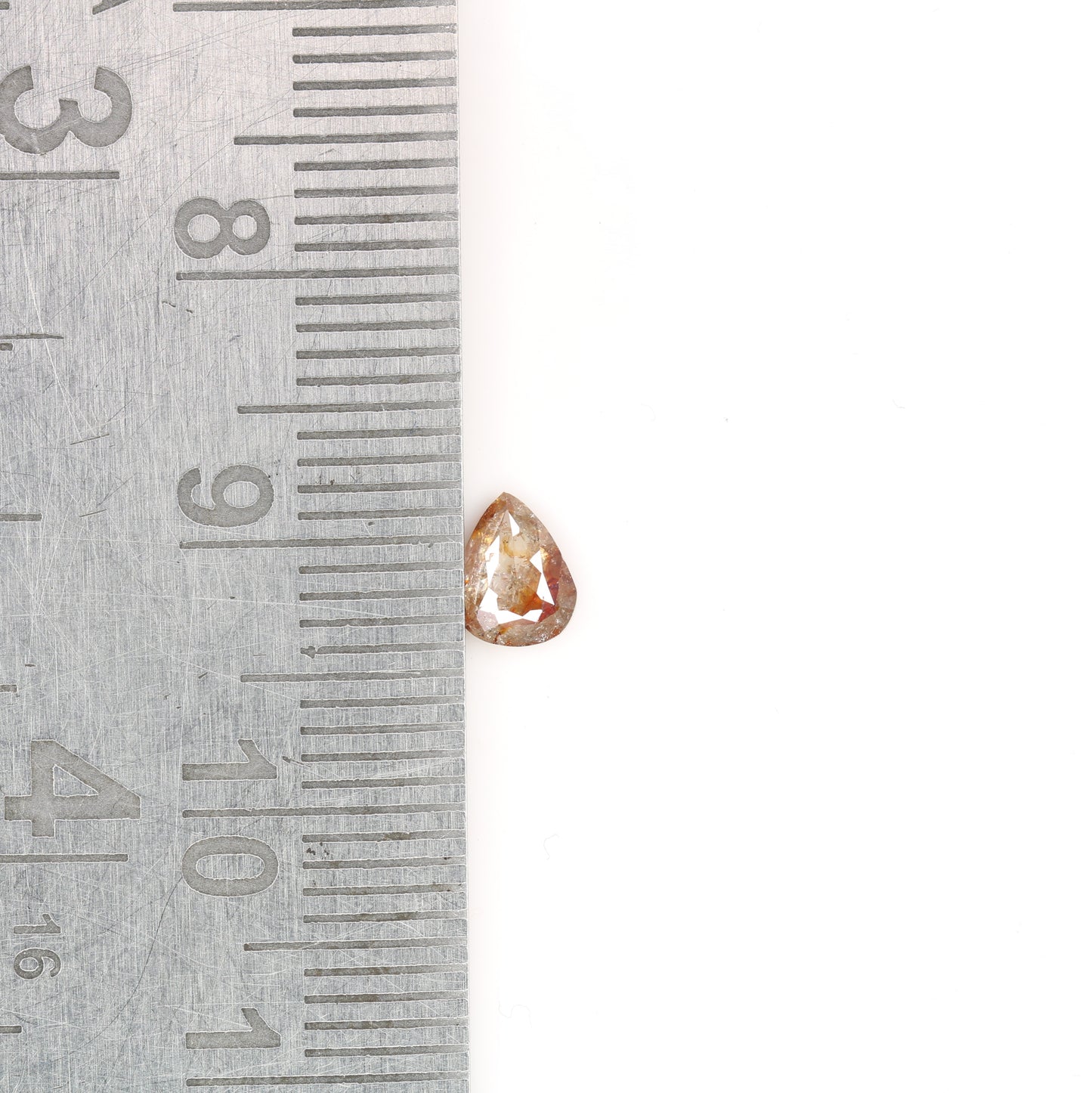 Unique 0.40 CT Light Red Pear Cut Diamond | Perfect for Engagement Rings | Valentine's Gift - JayKrishna Diamond