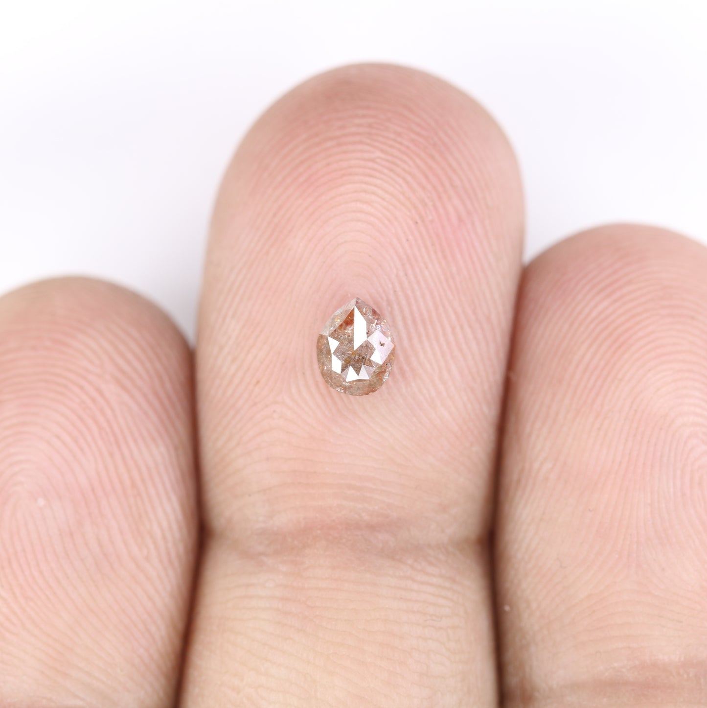 0.60 CT Red Natural Pear Diamond Engagement Ring: Perfect Valentine’s Gift for Your Girlfriend - JayKrishna Diamond