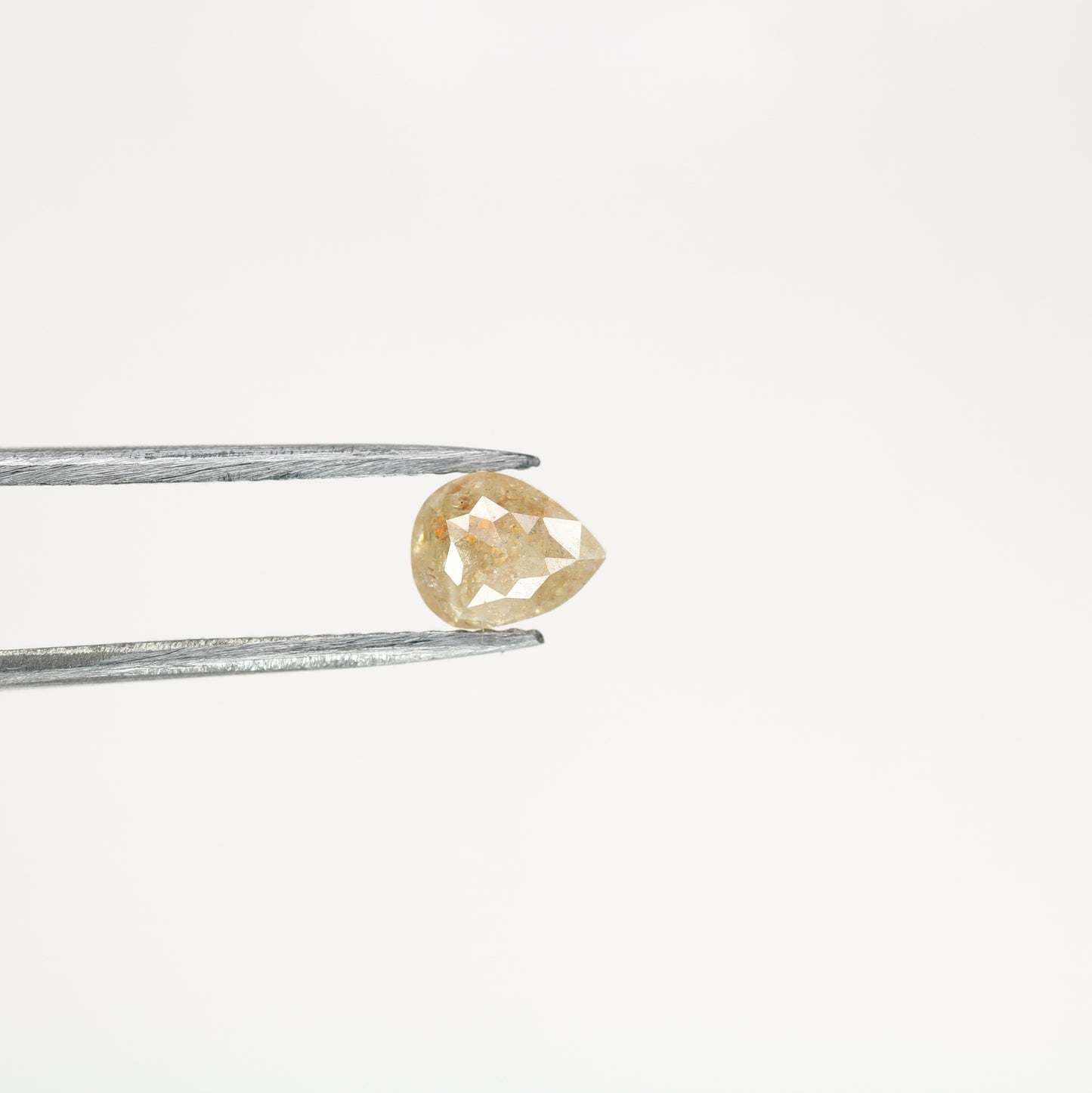 0.73 CT Pear Cut Peach Diamond For Engagement Ring | Peach Pear Natural Loose Diamond For Sale - JayKrishna Diamond