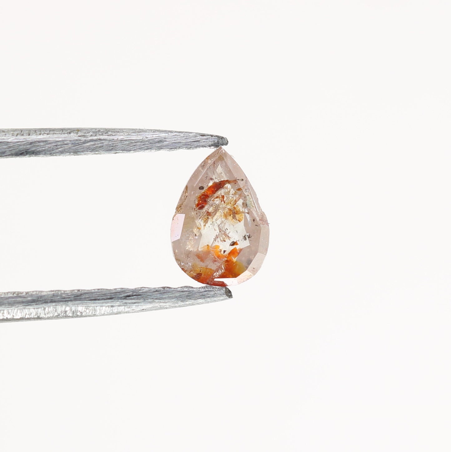 0.23 CT Brilliant Cut Peach Pear Shape Diamond for Proposal Rings and Gifts for Her - JayKrishna Diamond