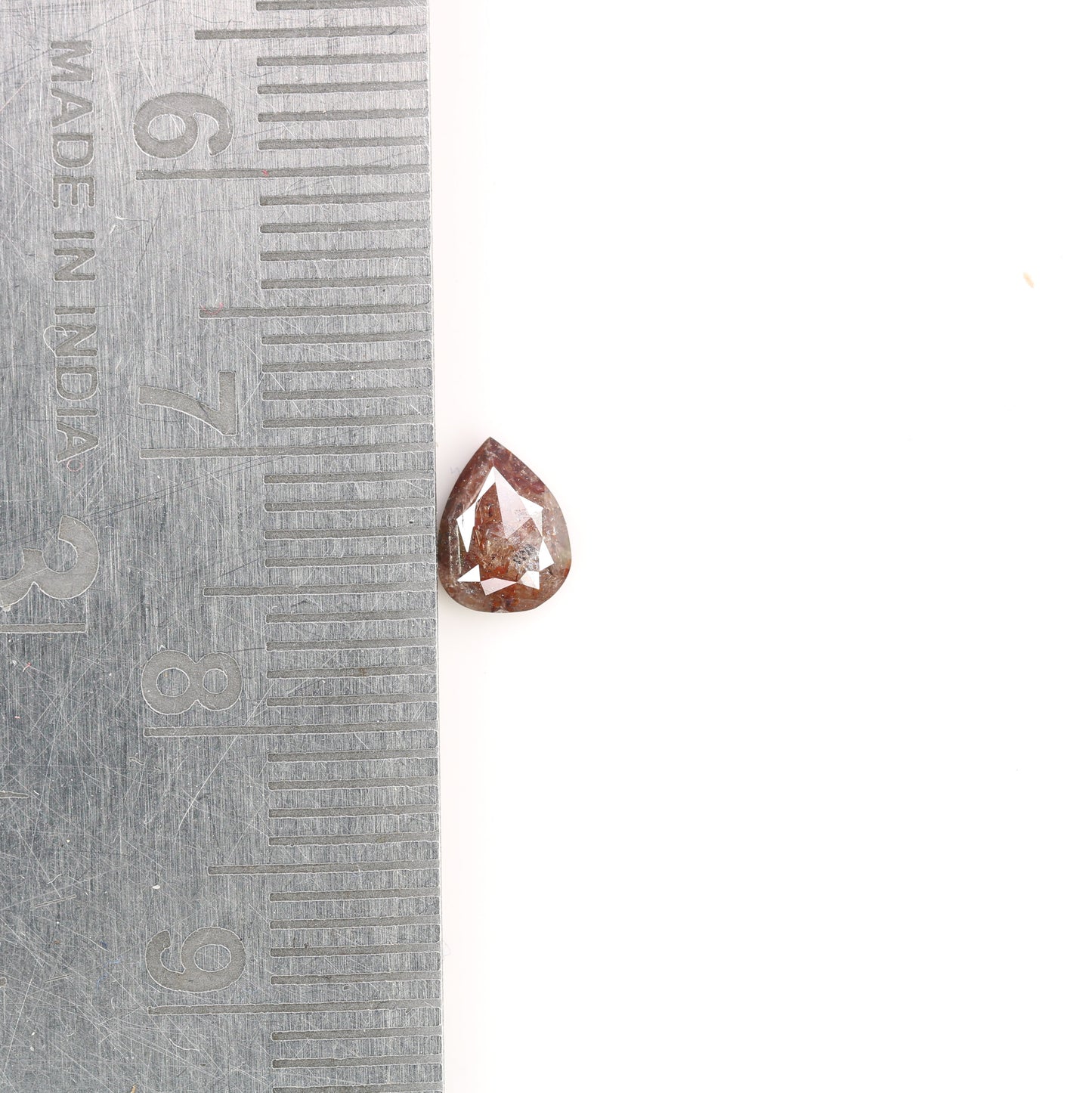0.58 CT Natural Pear-Shaped Red Diamond – Perfect Loose Gem for Anniversary Rings and Thoughtful Gifts for Her - JayKrishna Diamond