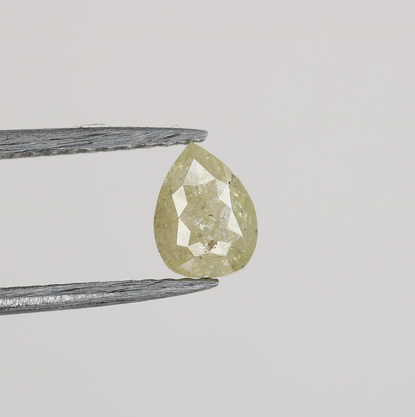 0.41 CT Light Yellow Pear Diamond For Valentine Gift Ring | Customize Rose Gold Solitaire Pear Pendant - JayKrishna Diamond