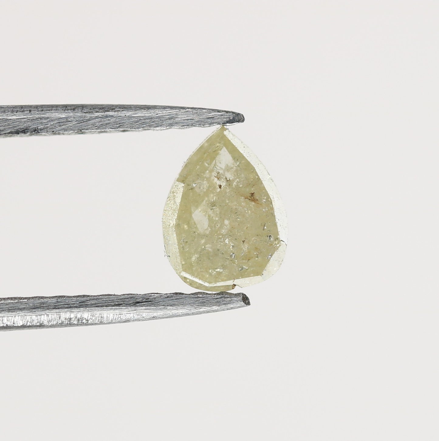 0.41 CT Light Yellow Pear Diamond For Valentine Gift Ring | Customize Rose Gold Solitaire Pear Pendant - JayKrishna Diamond