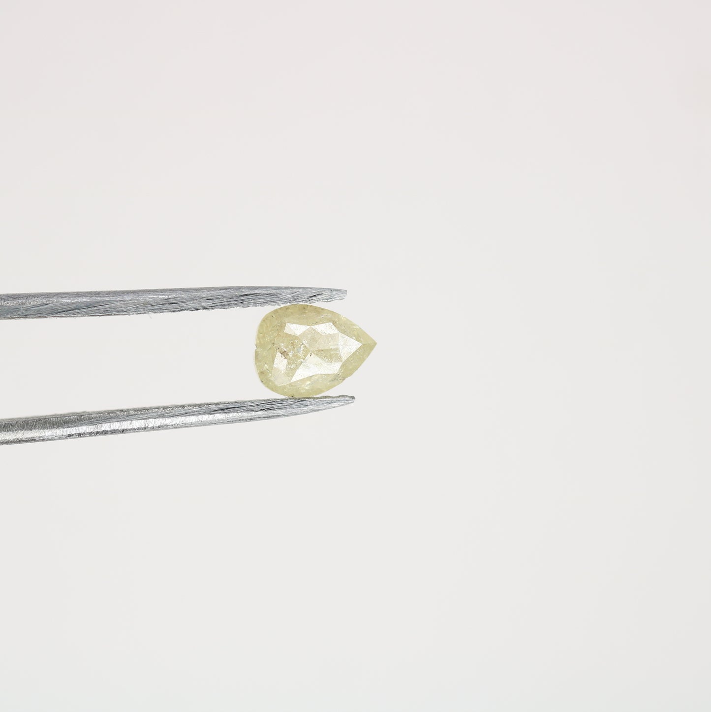 0.41 CT Light Yellow Pear Diamond For Valentine Gift Ring | Customize Rose Gold Solitaire Pear Pendant - JayKrishna Diamond