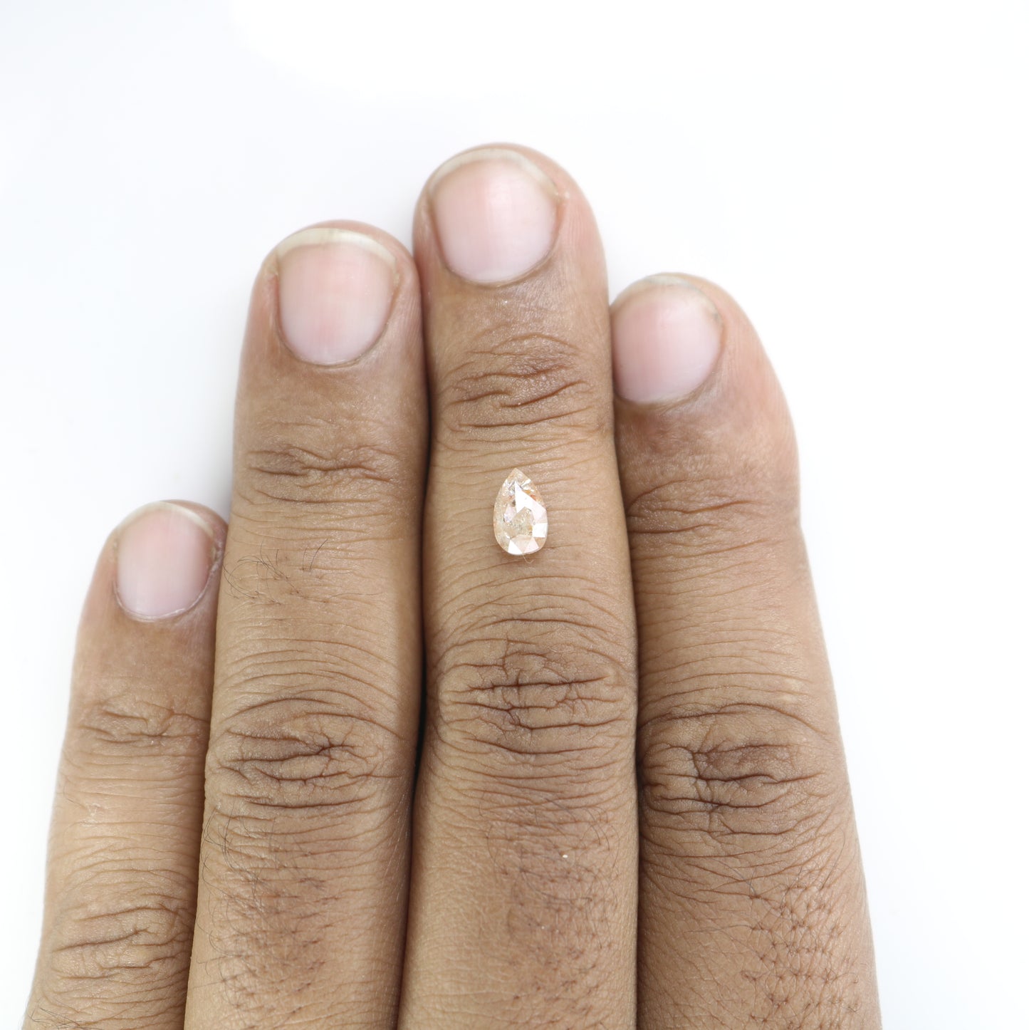 0.91 CT Art Deco Pear Diamond Ring For Women | Customize Pear Diamond Jewelry - JayKrishna Diamond