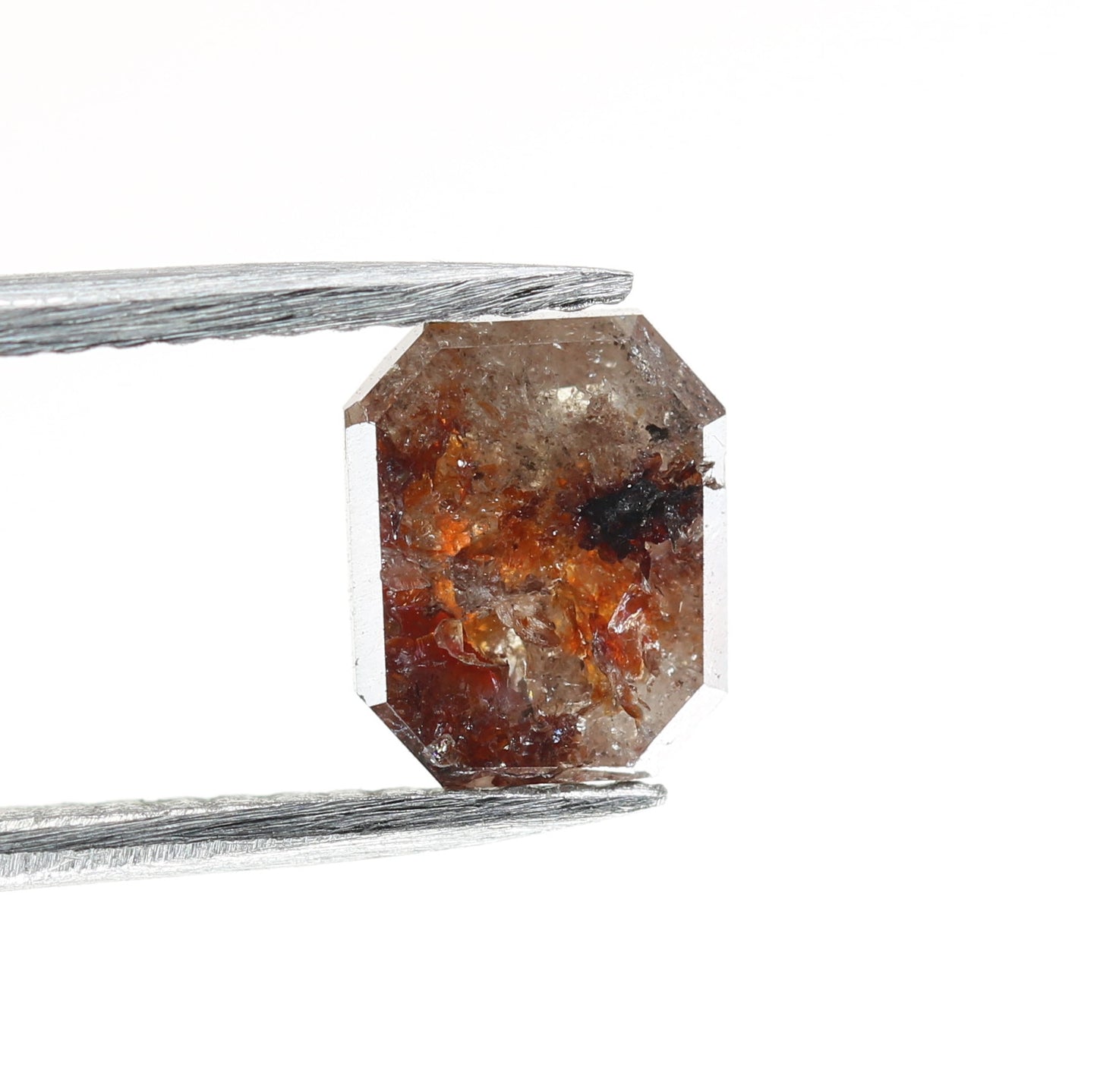 1.25 CT Red Pear Emerald Shape Diamond For Anniversary Necklace | Customize Jewelry | Natural Loose Diamond | Emerald Diamond Ring - JayKrishna Diamond