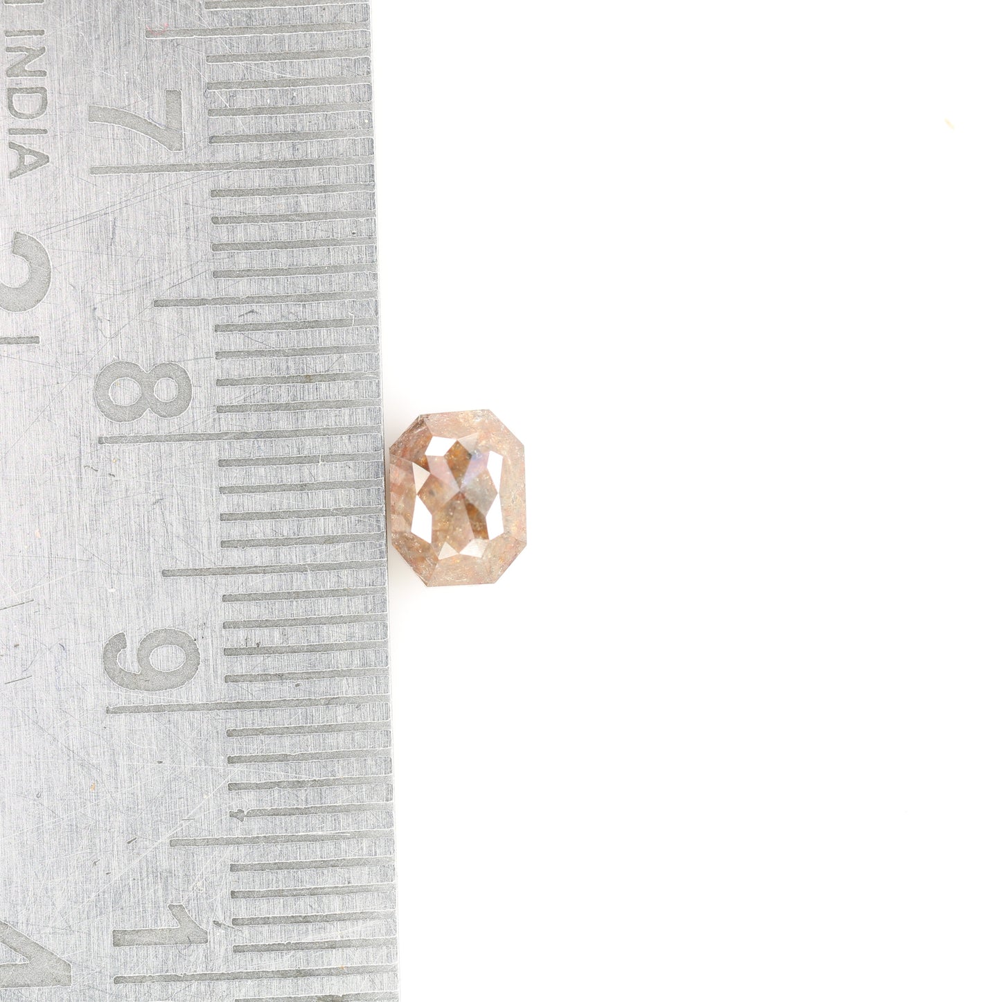 1.25 CT Red Emerald Shape Loose Diamond For Designer Jewelry - JayKrishna Diamond