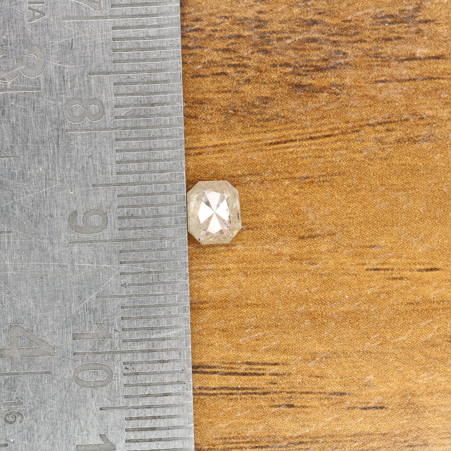 0.77 CT Light Gray Emerald Shape Diamond For Prong Set Ring | Customize Emerald Natural Loose Diamond - JayKrishna Diamond