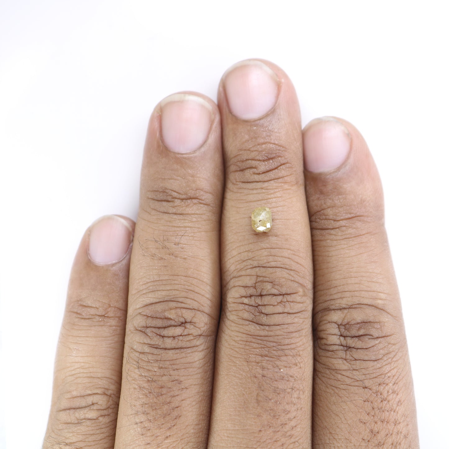 0.73 CT Light Yellow Cushion Shape Diamond For Girlfriend Gift Ring | Customize Yellow Cushion Diamond - JayKrishna Diamond