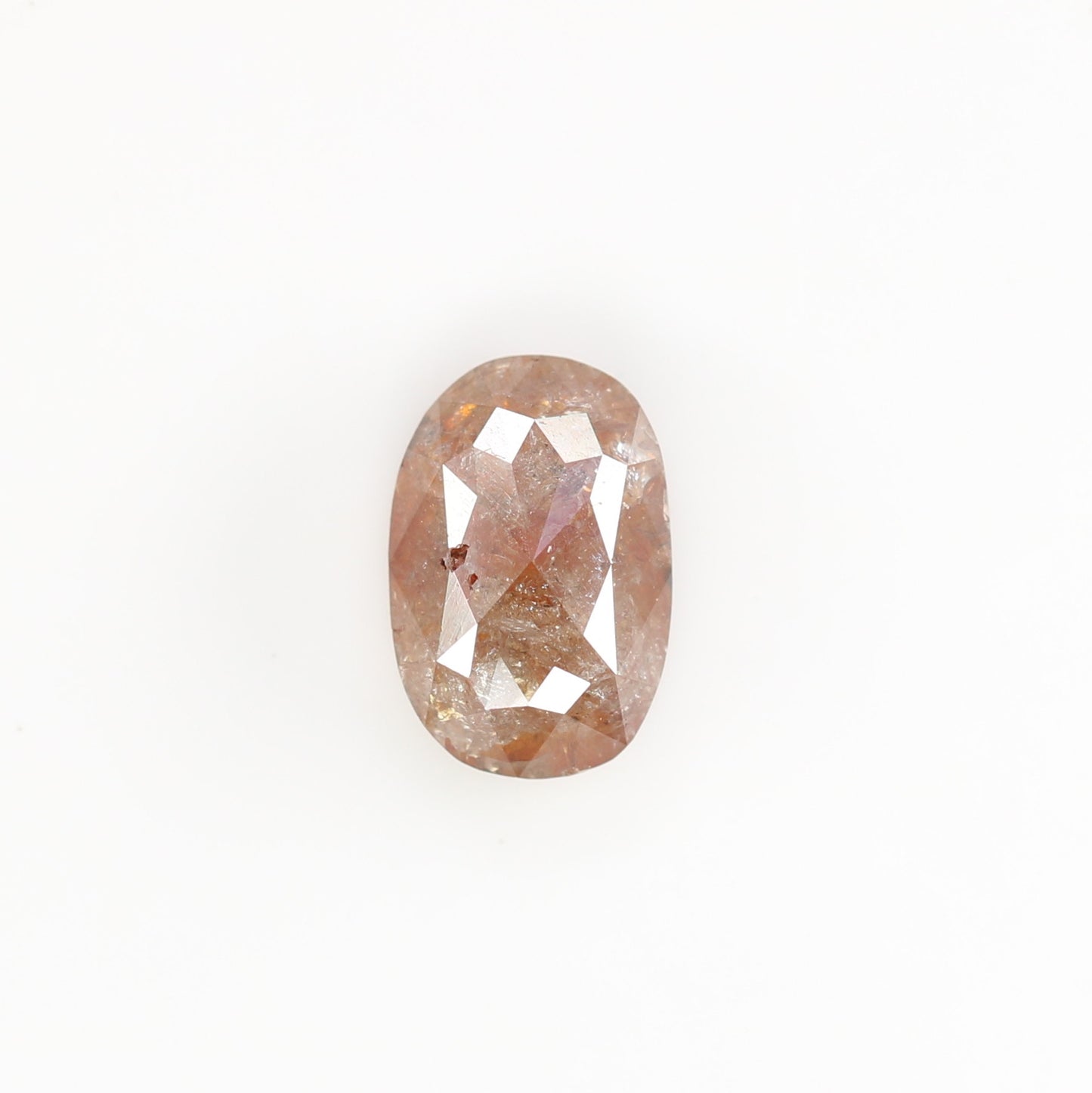 1.07 CT Red Colour Oval Shape Diamond For Wedding Ring - JayKrishna Diamond
