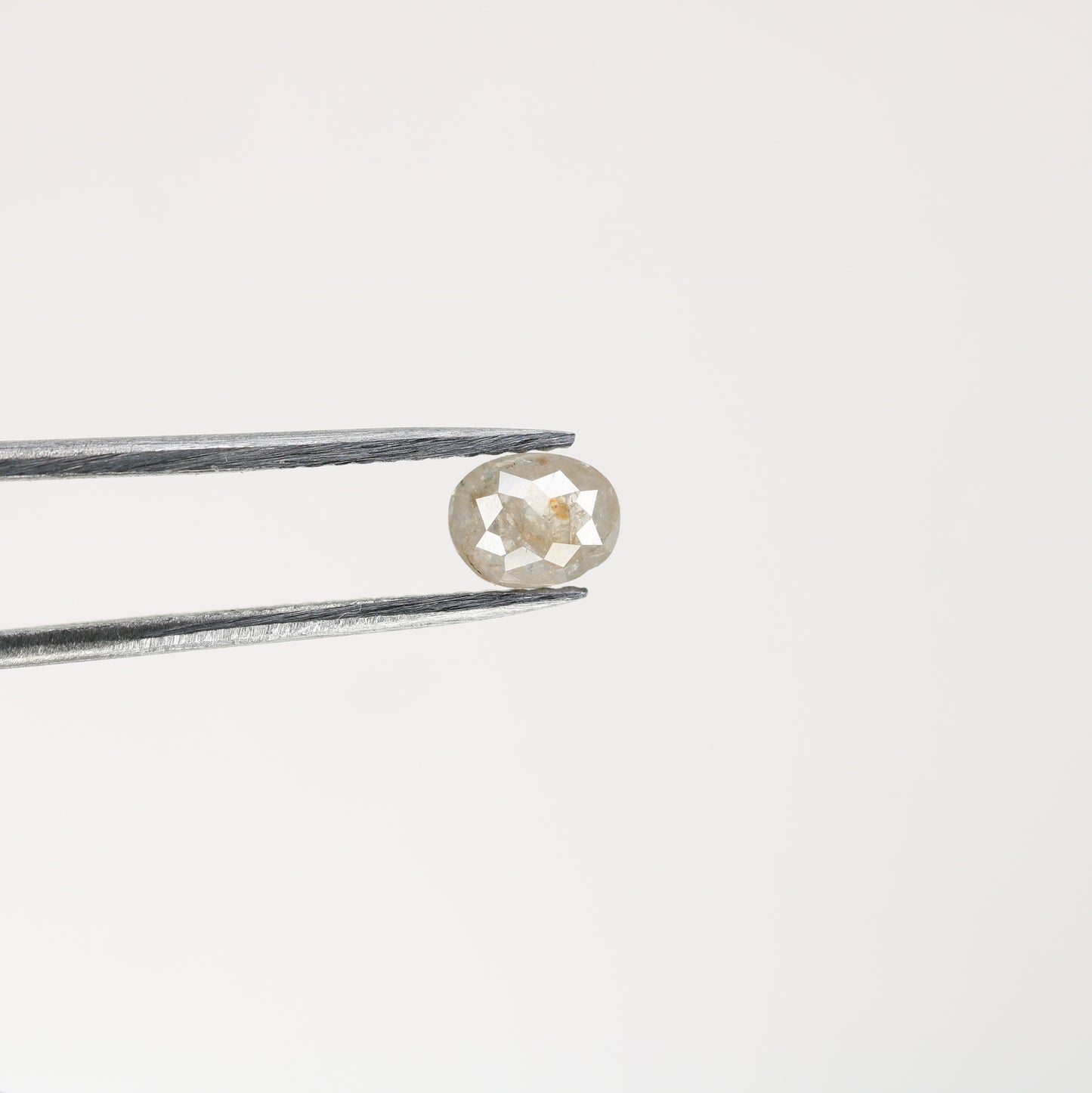 0.44 CT Peach Color Oval Shape Diamond for Engagement Ring and Custom Handmade Prong Set Jewelry - JayKrishna Diamond