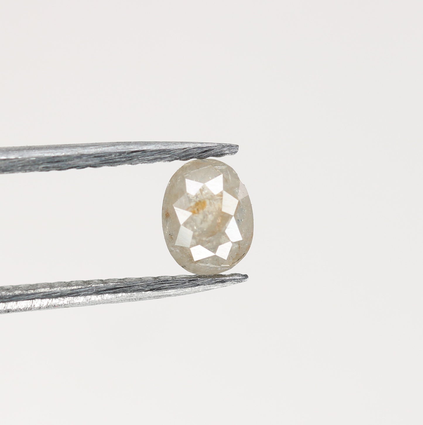 0.44 CT Peach Color Oval Shape Diamond for Engagement Ring and Custom Handmade Prong Set Jewelry - JayKrishna Diamond