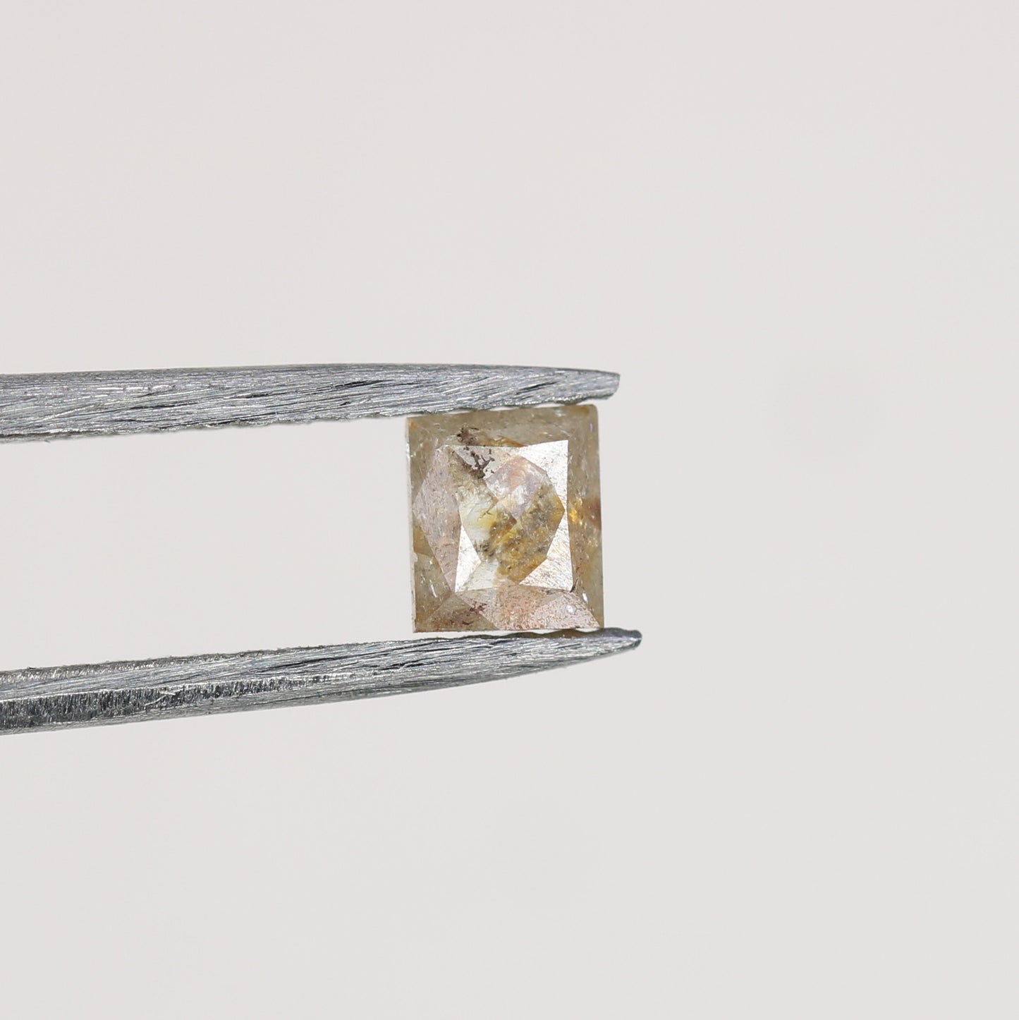 0.30 CT Square Shape Natural Peach Diamond – Ideal for Engagement Rings | Handmade Jewelry with Unique Peach Diamond - JayKrishna Diamond