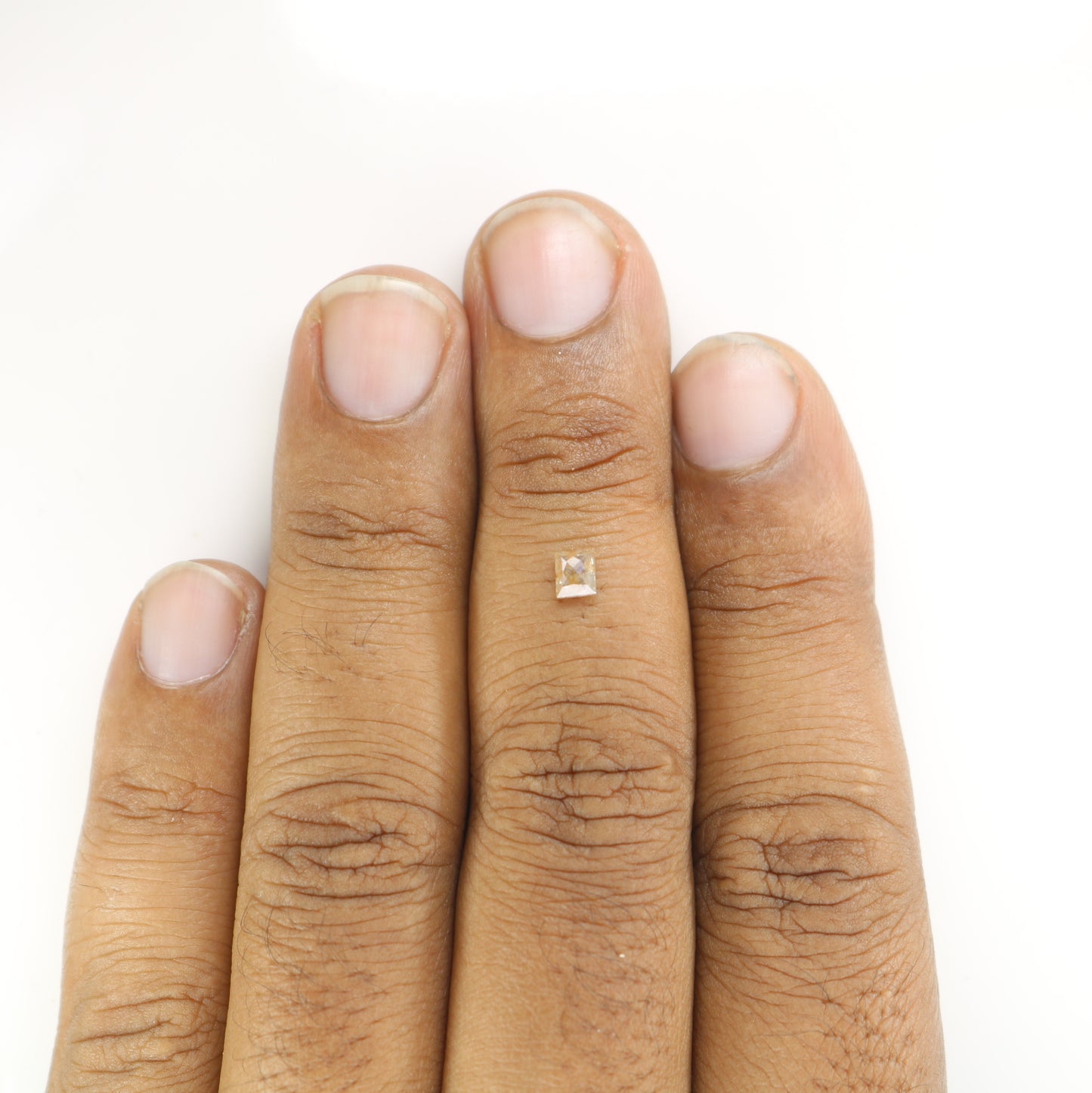 0.30 CT Square Shape Natural Peach Diamond – Ideal for Engagement Rings | Handmade Jewelry with Unique Peach Diamond - JayKrishna Diamond