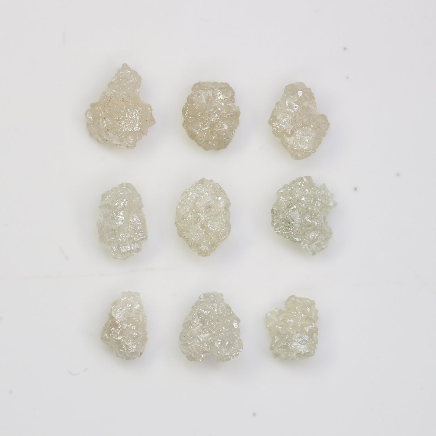 3.58 CT Uncut Raw Rough White Grey Diamond For Engagement Ring - JayKrishna Diamond
