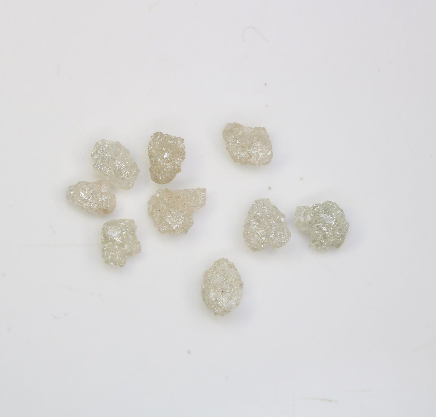 3.58 CT Uncut Raw Rough White Grey Diamond For Engagement Ring - JayKrishna Diamond