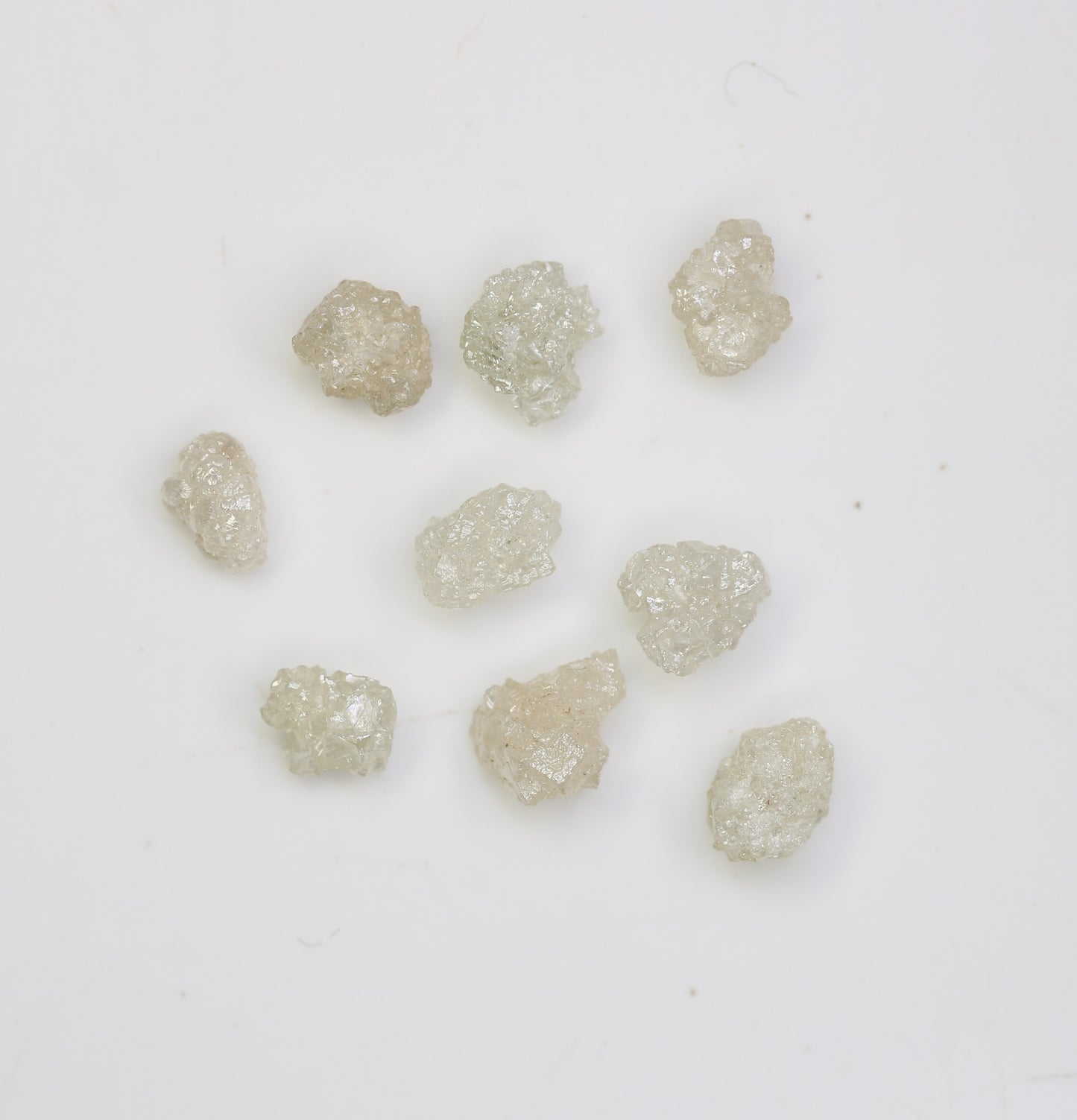 3.58 CT Uncut Raw Rough White Grey Diamond For Engagement Ring - JayKrishna Diamond