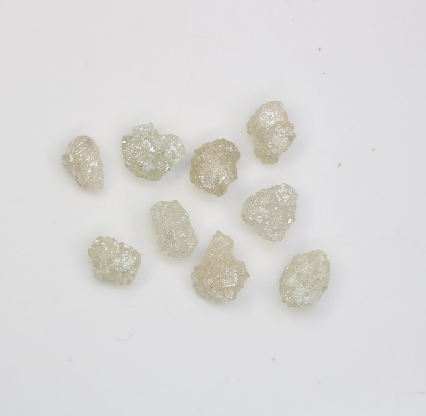 3.58 CT Uncut Raw Rough White Grey Diamond For Engagement Ring - JayKrishna Diamond