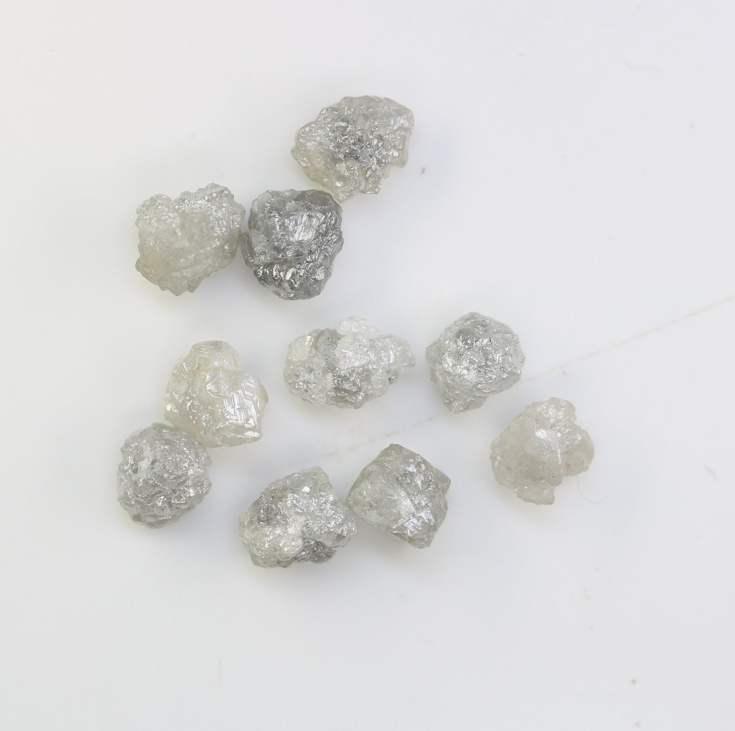 5.84 CT Grey Rough Irregular Cut Diamond For Engagement Ring - JayKrishna Diamond