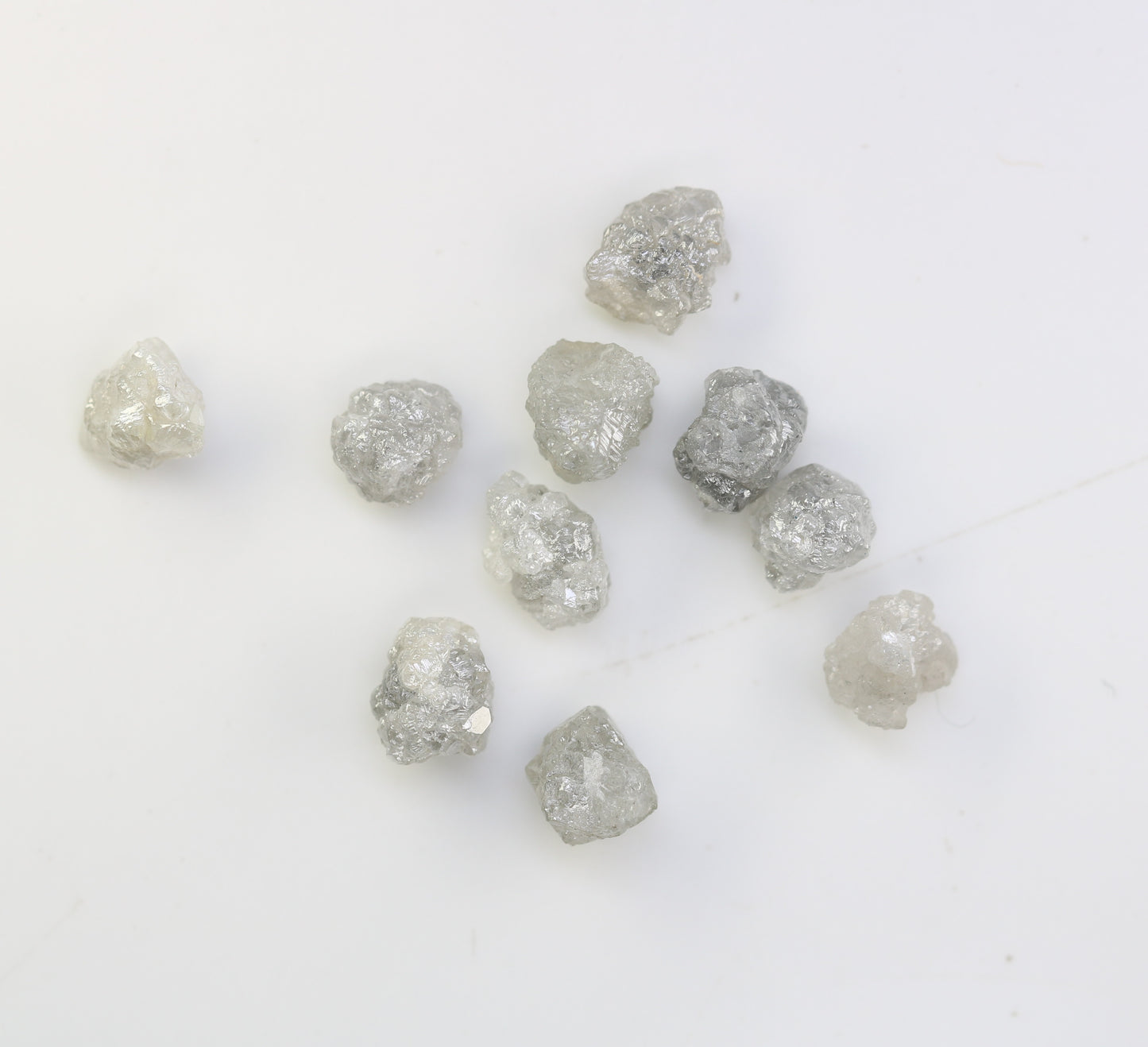 5.84 CT Grey Rough Irregular Cut Diamond For Engagement Ring - JayKrishna Diamond