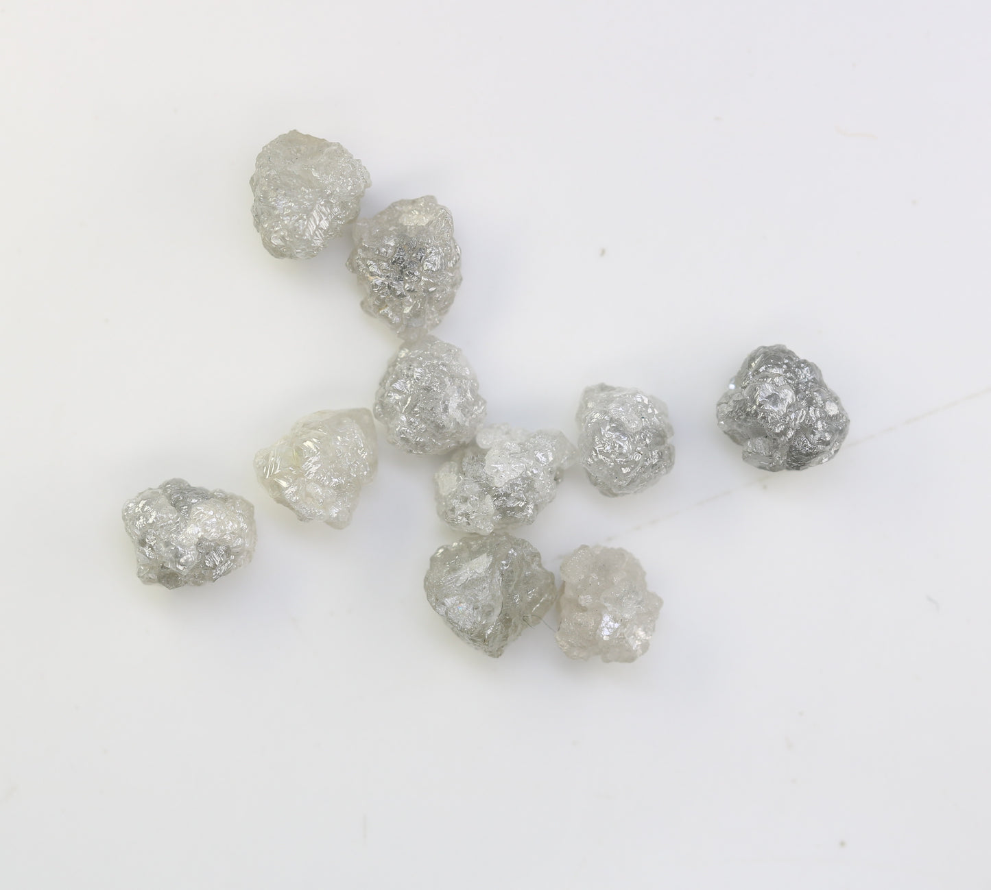 5.84 CT Grey Rough Irregular Cut Diamond For Engagement Ring - JayKrishna Diamond