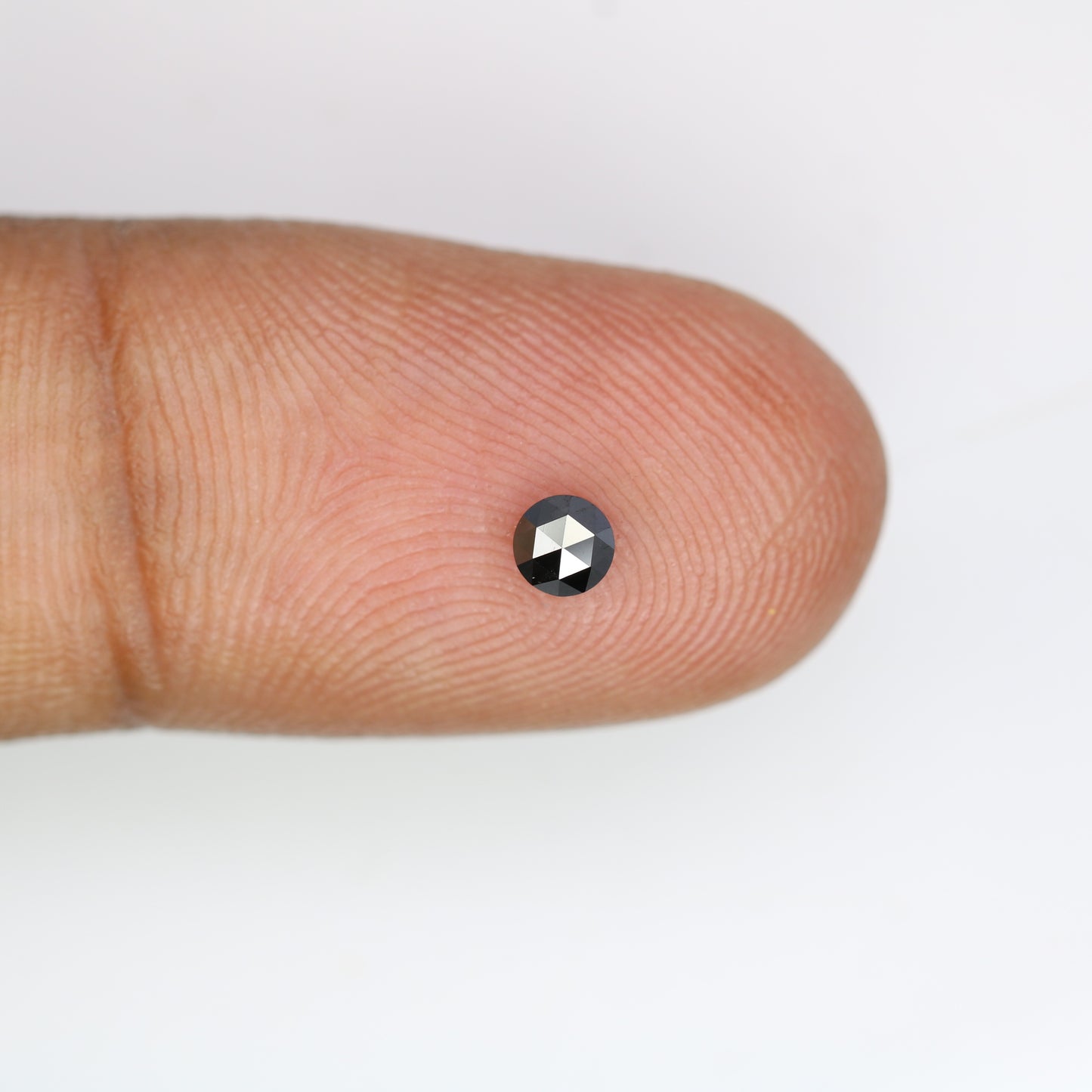 0.20 CT Round Rose Cut Black Diamond – Perfect for Engagement Rings, Necklaces, Promise Rings, Earrings & Anniversary Gifts - JayKrishna Diamond