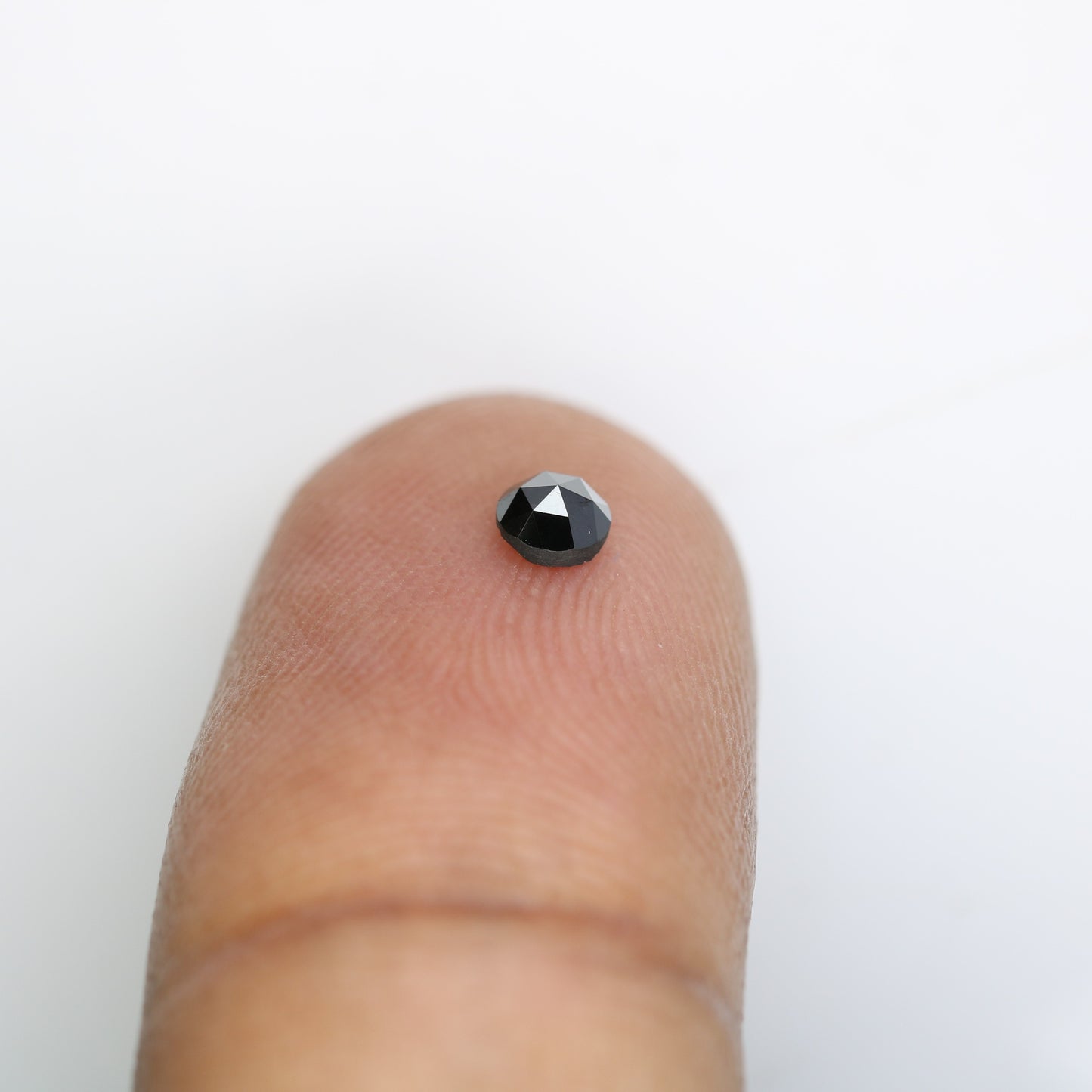 0.20 CT Round Rose Cut Black Diamond – Perfect for Engagement Rings, Necklaces, Promise Rings, Earrings & Anniversary Gifts - JayKrishna Diamond
