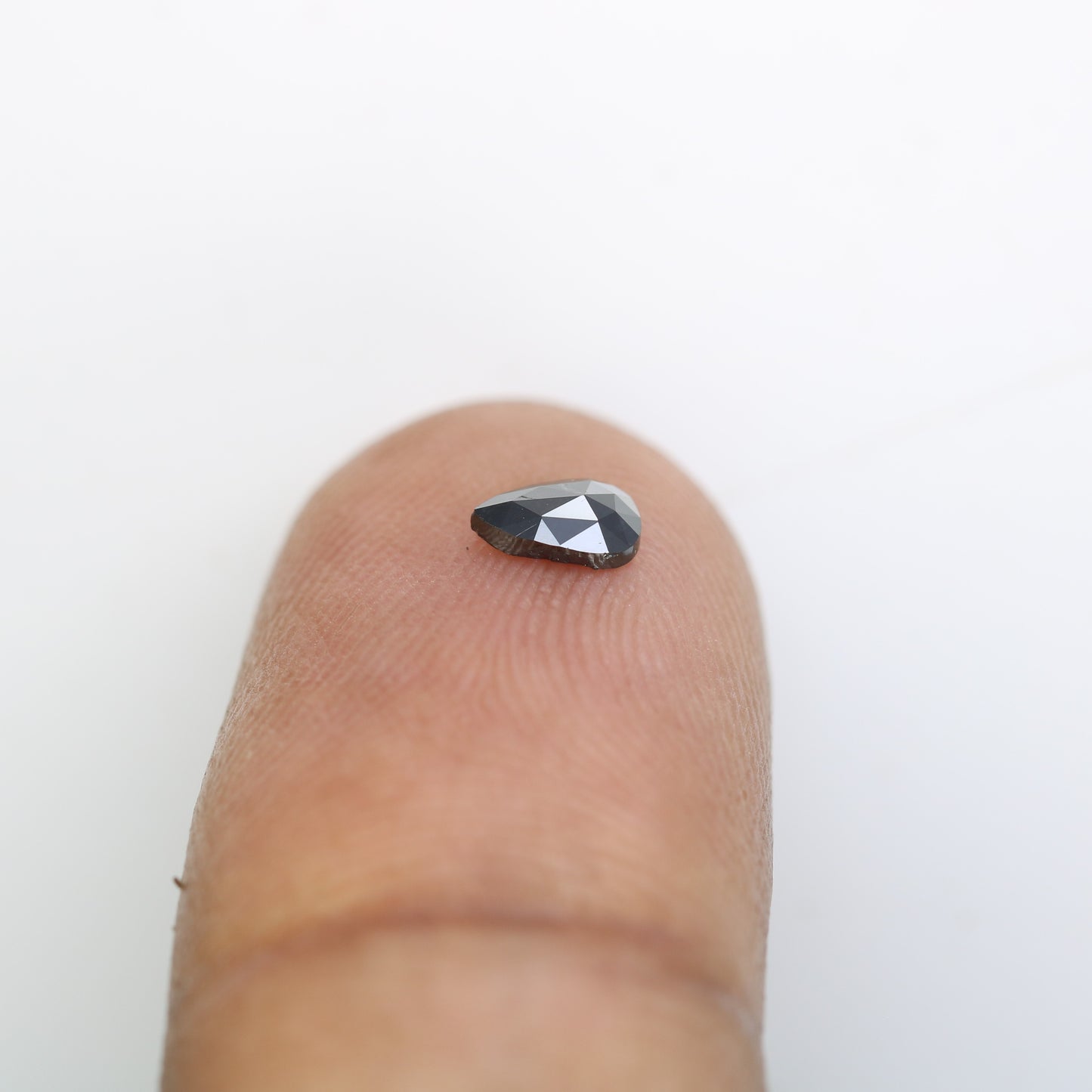 0.24 CT Natural Pear Shape Black Diamond – Ideal for Engagement Rings | Unique Black Diamond Jewelry - JayKrishna Diamond