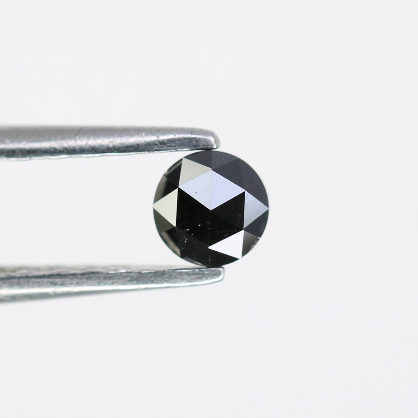 0.22 CT Round Rose Cut Black Loose Diamond – 3.60 x 1.80 MM, Ideal for Engagement Rings - JayKrishna Diamond