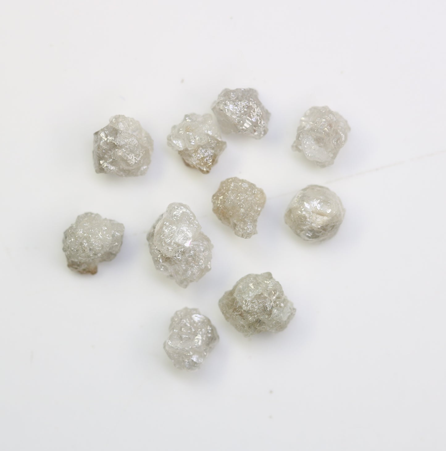 5.79 CT Irregular Cut Grey Rough Diamond For Engagement Ring - JayKrishna Diamond