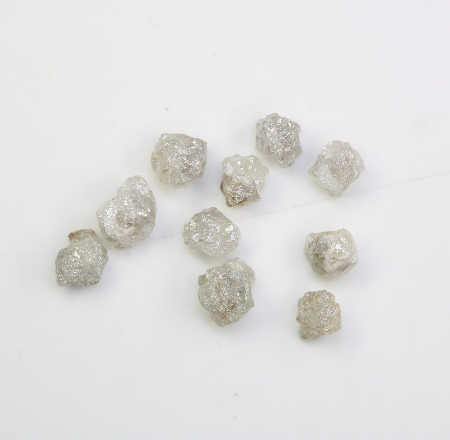 5.79 CT Irregular Cut Grey Rough Diamond For Engagement Ring - JayKrishna Diamond