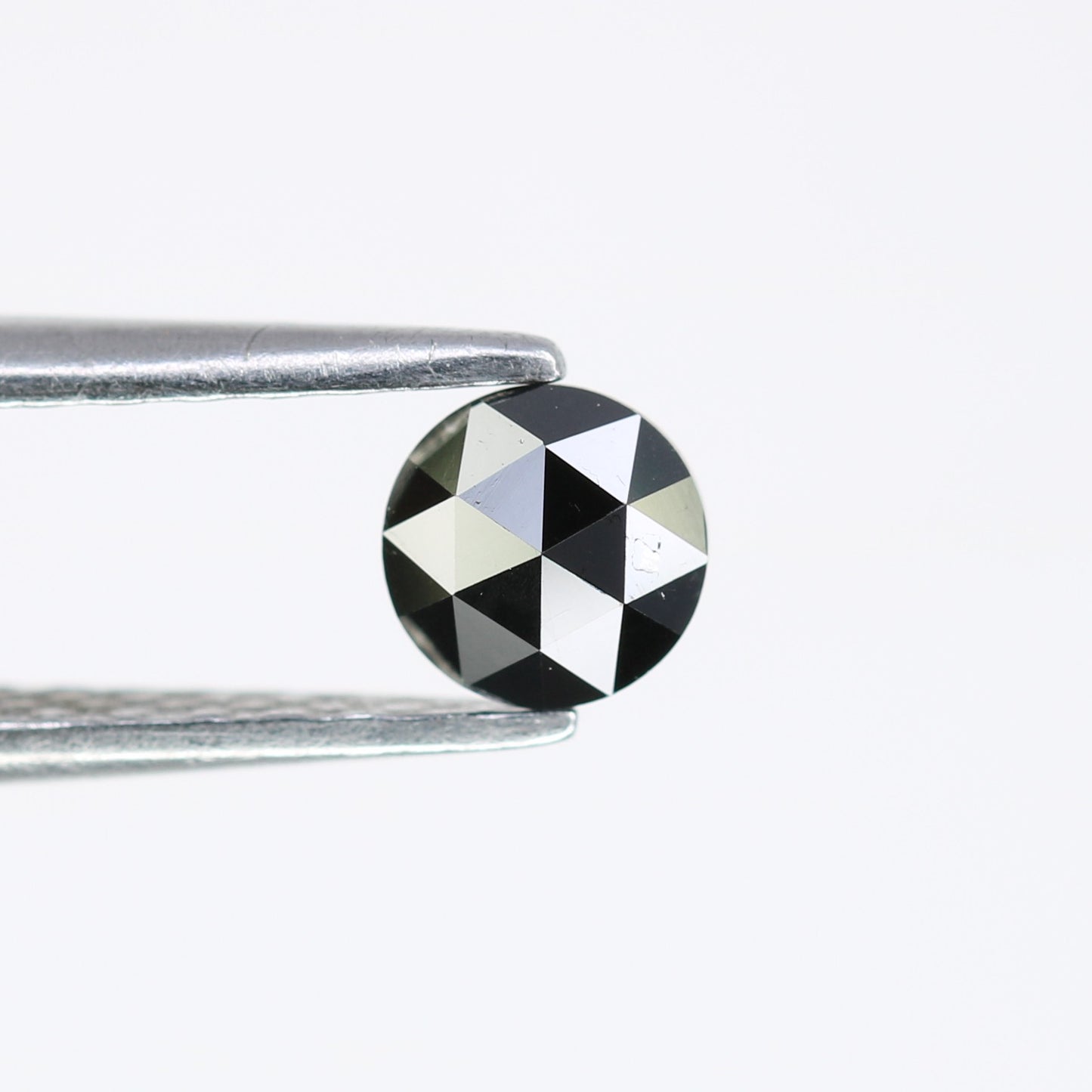 Elegant 0.34 CT Round Rose Cut Black Diamond | Perfect for Engagement Rings | Unique Gemstone - JayKrishna Diamond