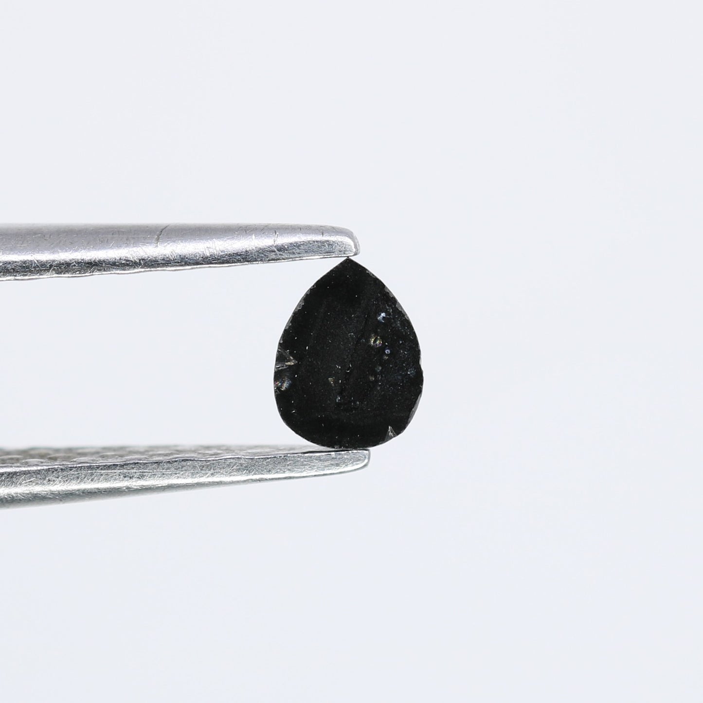 0.14 CT Pear Shape Black Natural Salt and Pepper Diamond for Engagement Rings, Custom Jewelry, and Stylish Bracelets - JayKrishna Diamond