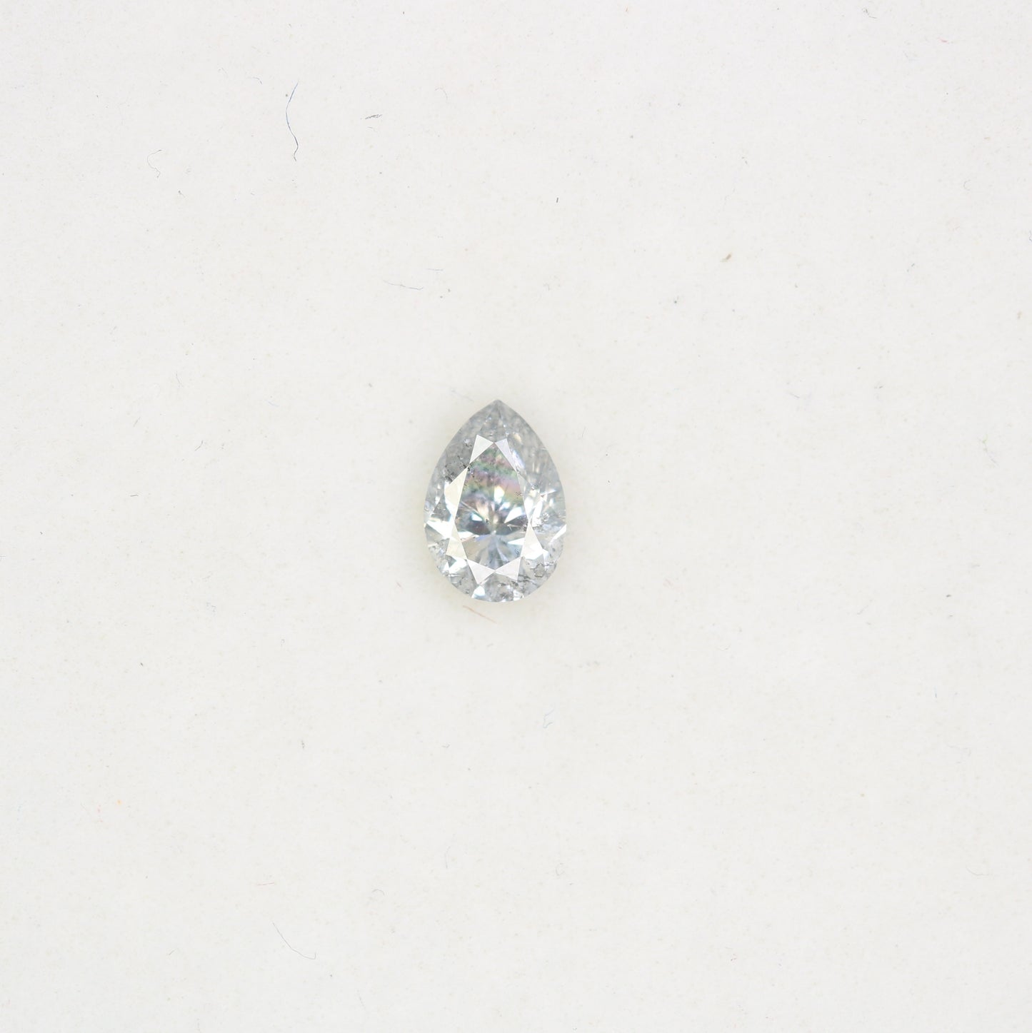 Unique 0.42 CT Pear Cut Salt & Pepper Diamond | Perfect for Engagement Rings - JayKrishna Diamond